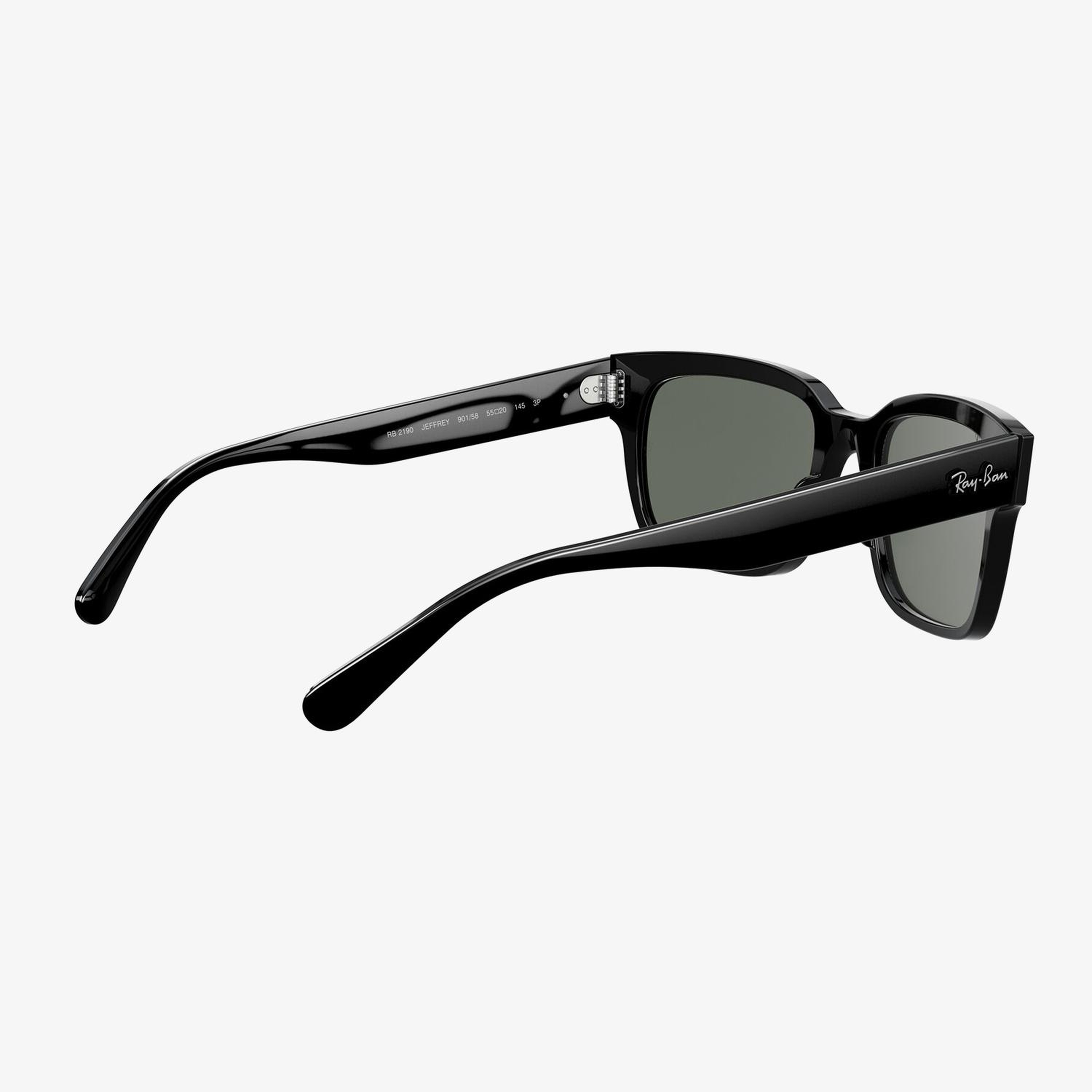 RAY-BAN 0RB2190 Jeffrey Erkek Siyah Güneş Gözlüğü