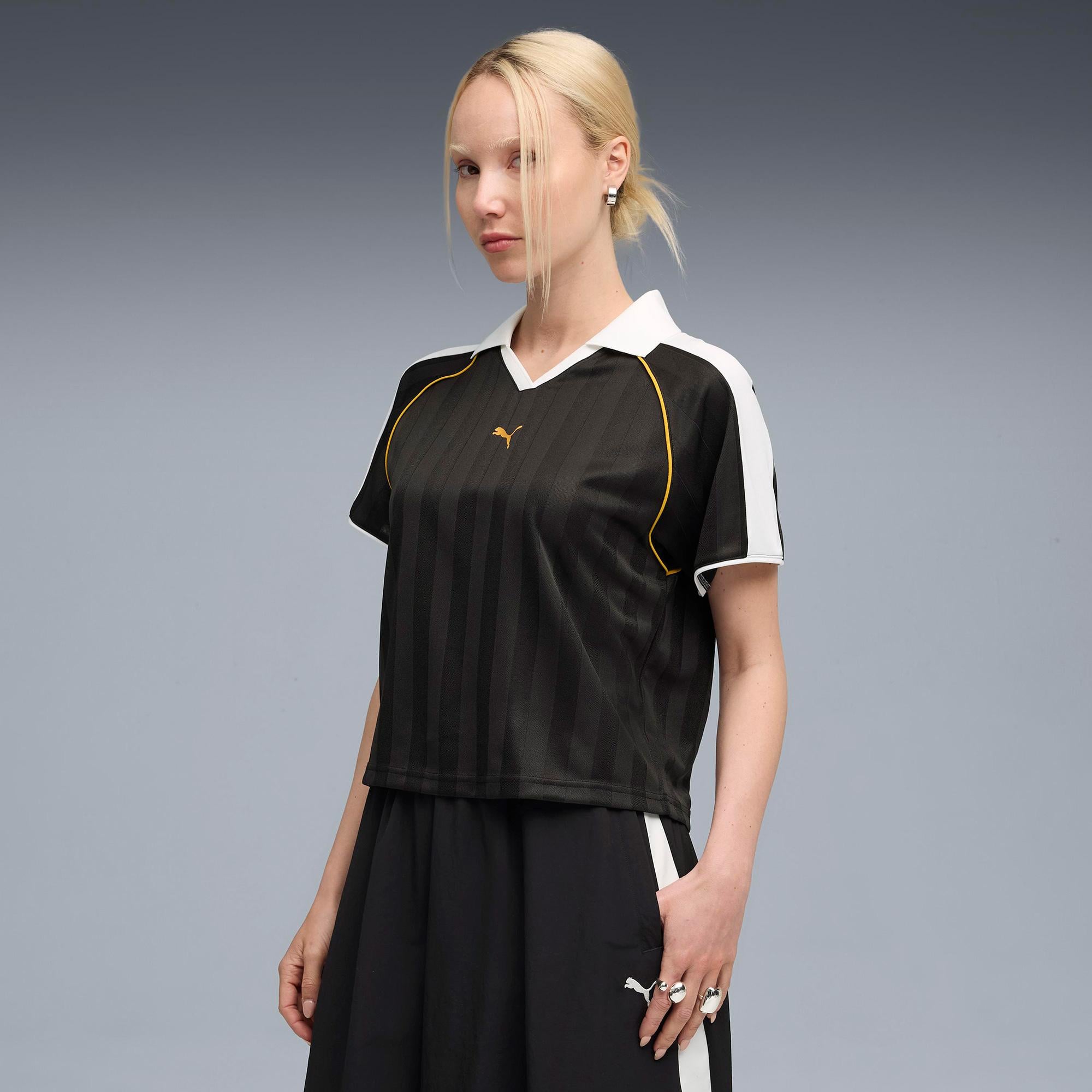 Puma T7 Relaxed Football Kadın Siyah Forma