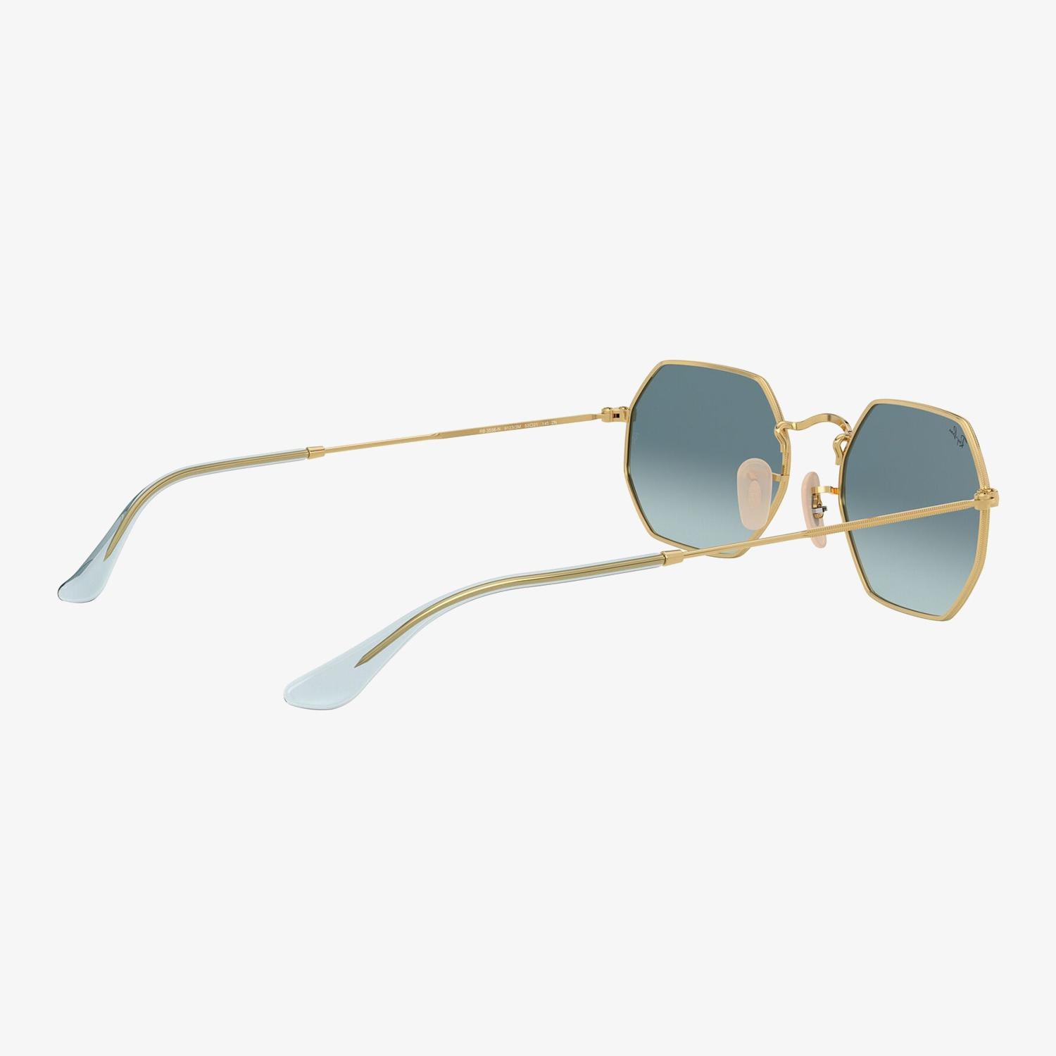 RAY-BAN 0RB3556N Octagonal Unisex Gold Güneş Gözlüğü
