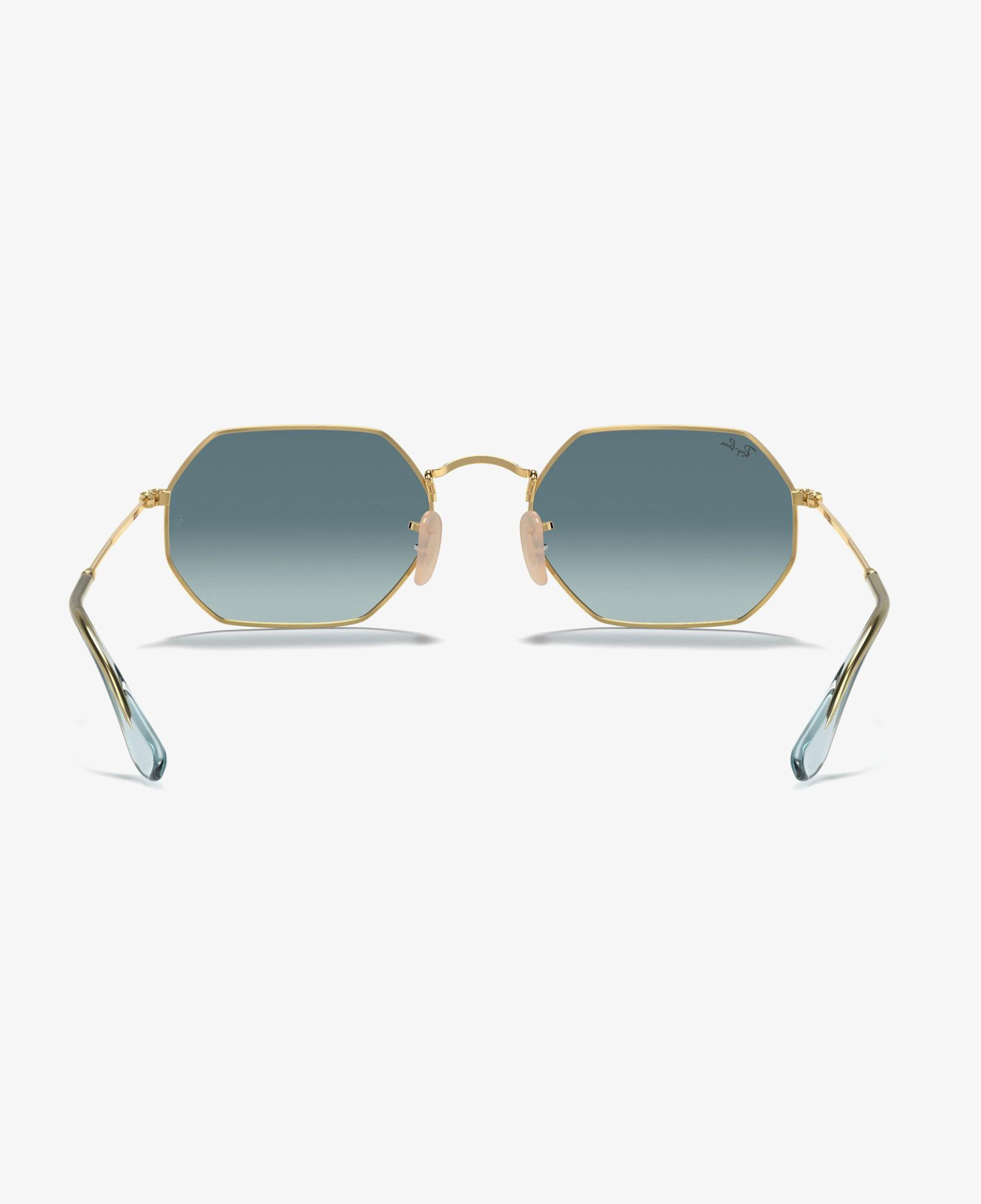 RAY-BAN 0RB3556N Octagonal Unisex Gold Güneş Gözlüğü