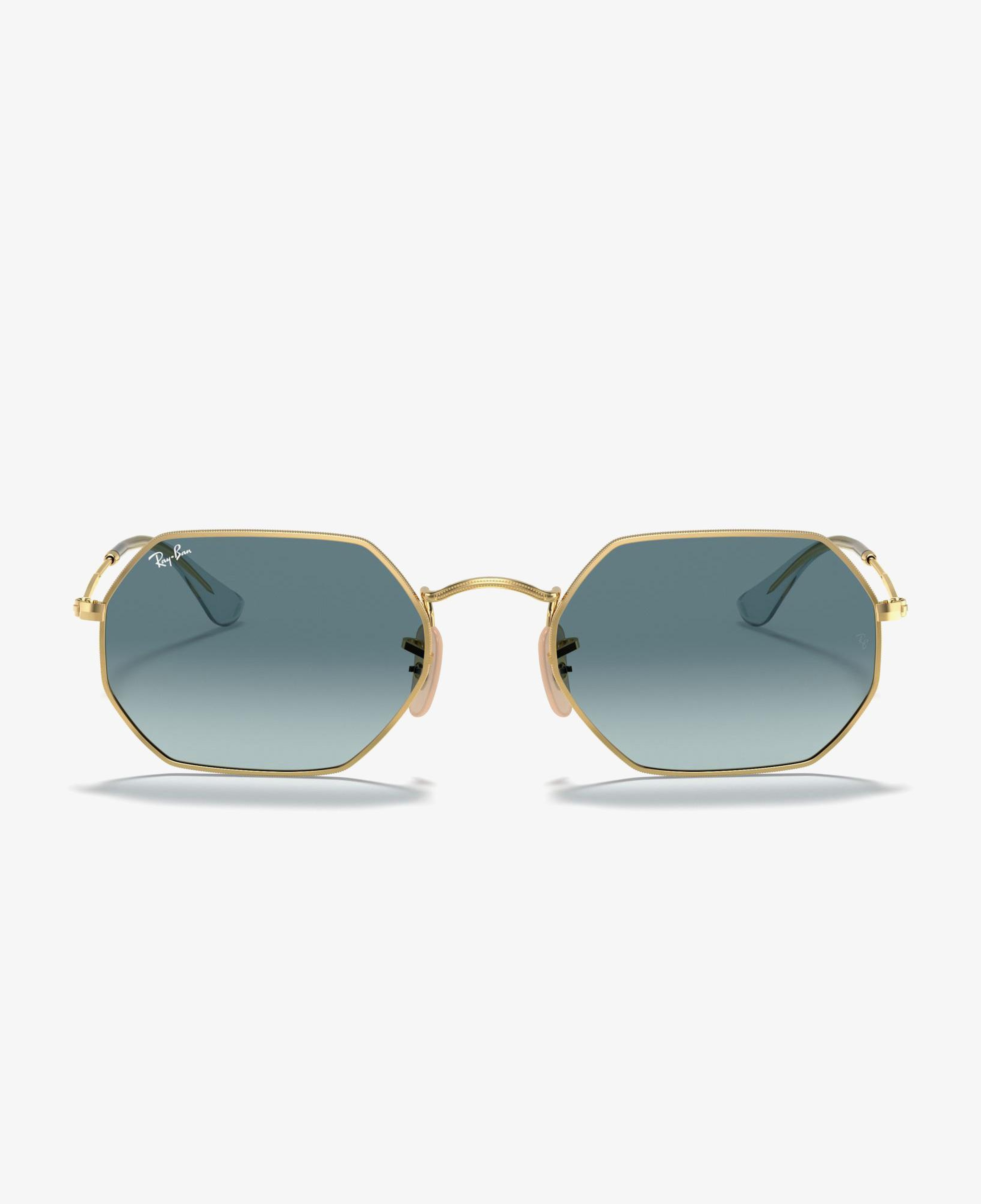 RAY-BAN 0RB3556N Octagonal Unisex Gold Güneş Gözlüğü