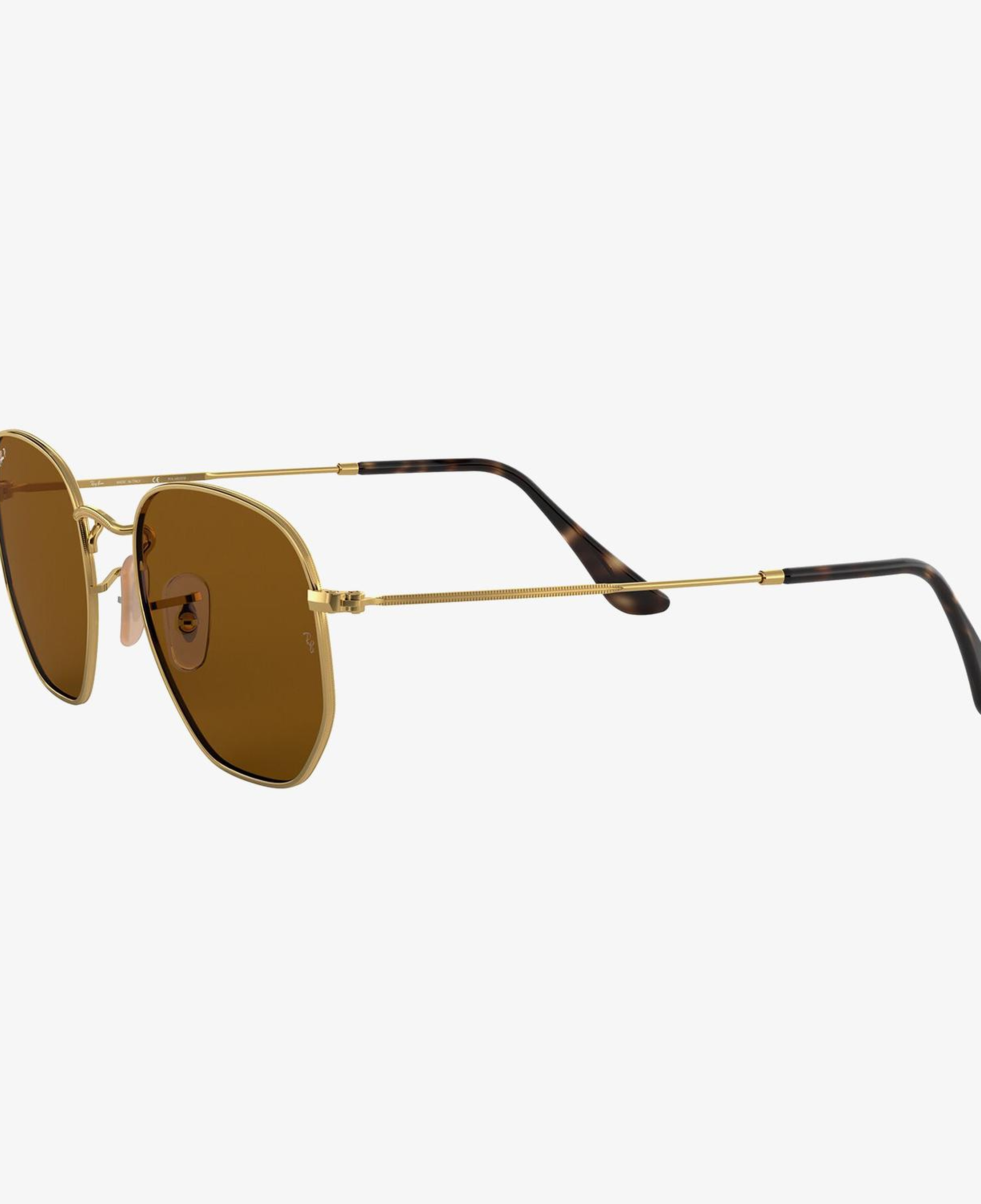 RAY-BAN 0RB3548N Hexagonal Unisex Altın Rengi Güneş Gözlüğü