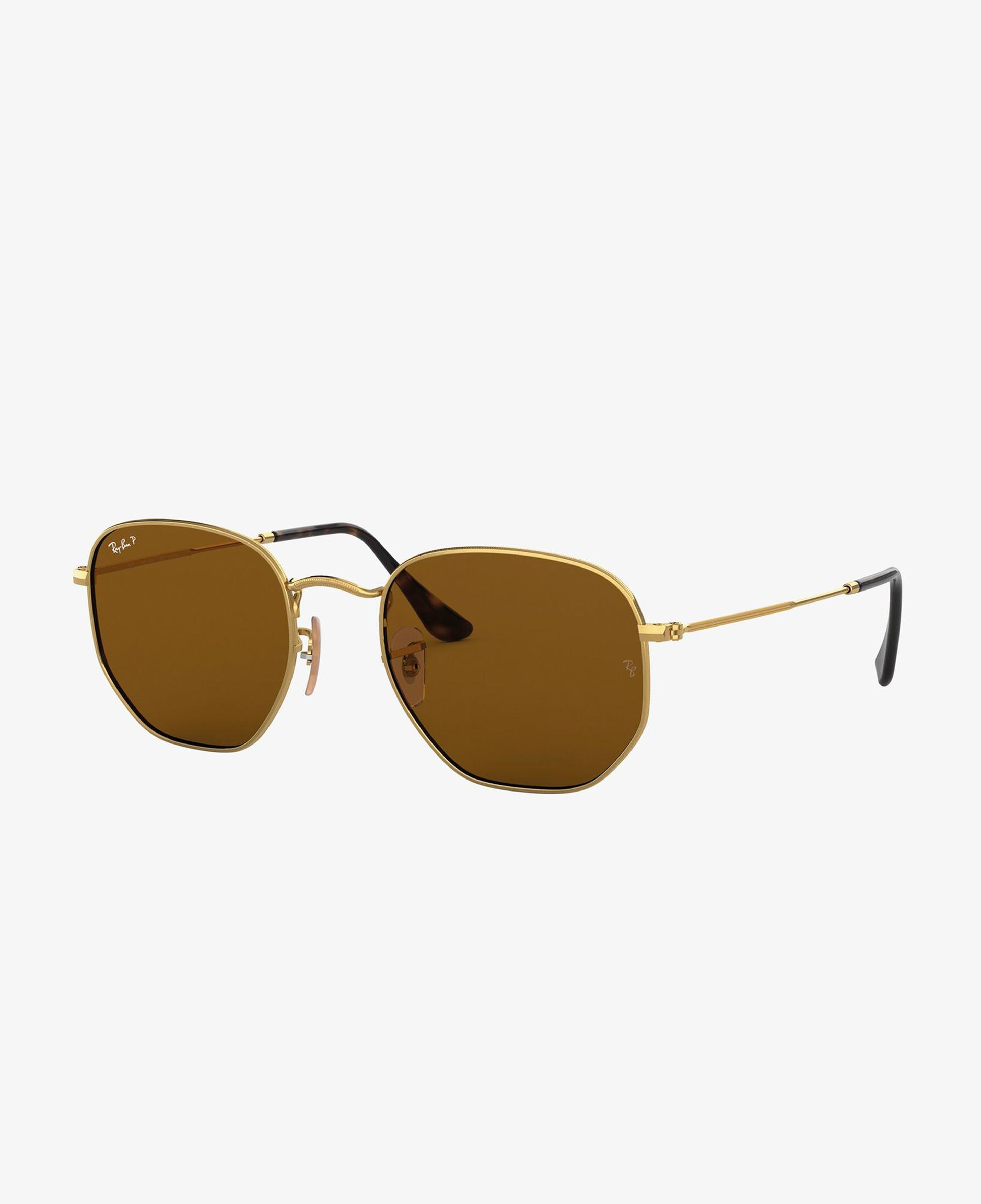 RAY-BAN 0RB3548N Hexagonal Unisex Altın Rengi Güneş Gözlüğü