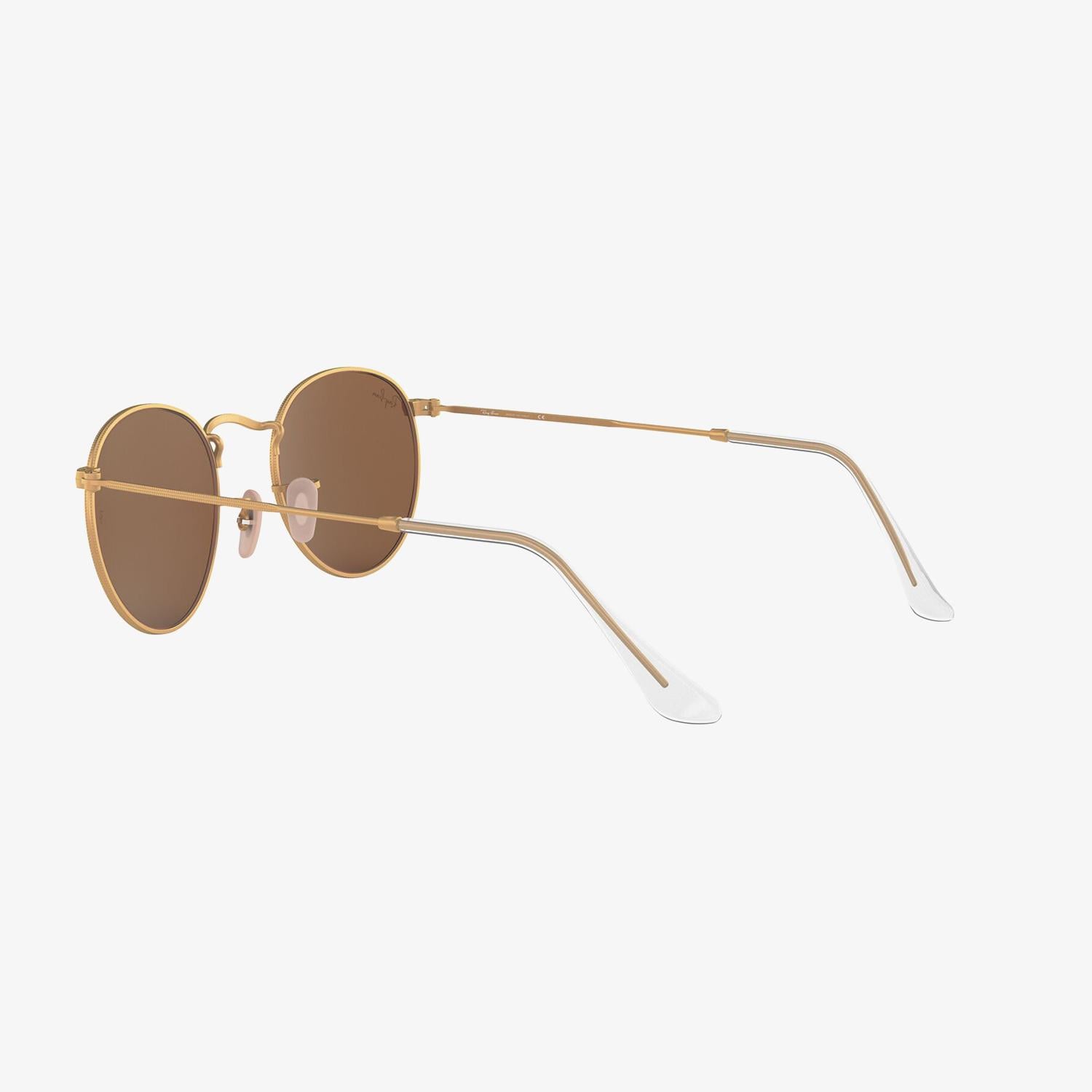 RAY-BAN 0RB3447 Round Metal Erkek Mat Altın Rengi Güneş Gözlüğü
