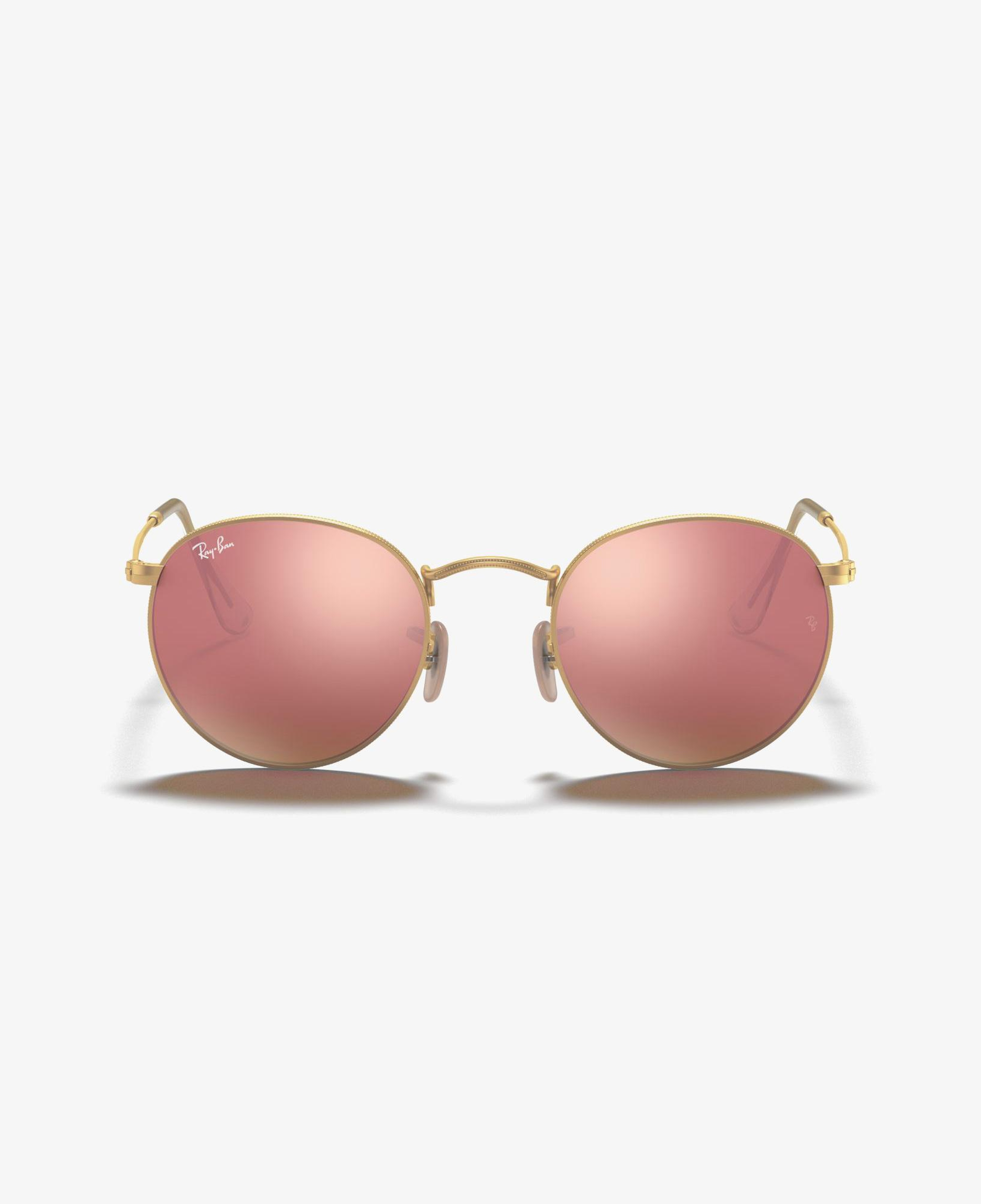 RAY-BAN 0RB3447 Round Metal Erkek Mat Altın Rengi Güneş Gözlüğü