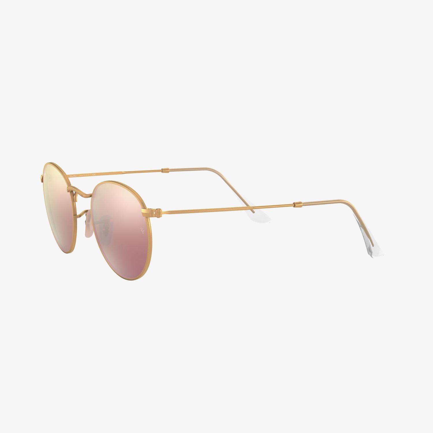 RAY-BAN 0RB3447 Round Metal Erkek Mat Altın Rengi Güneş Gözlüğü