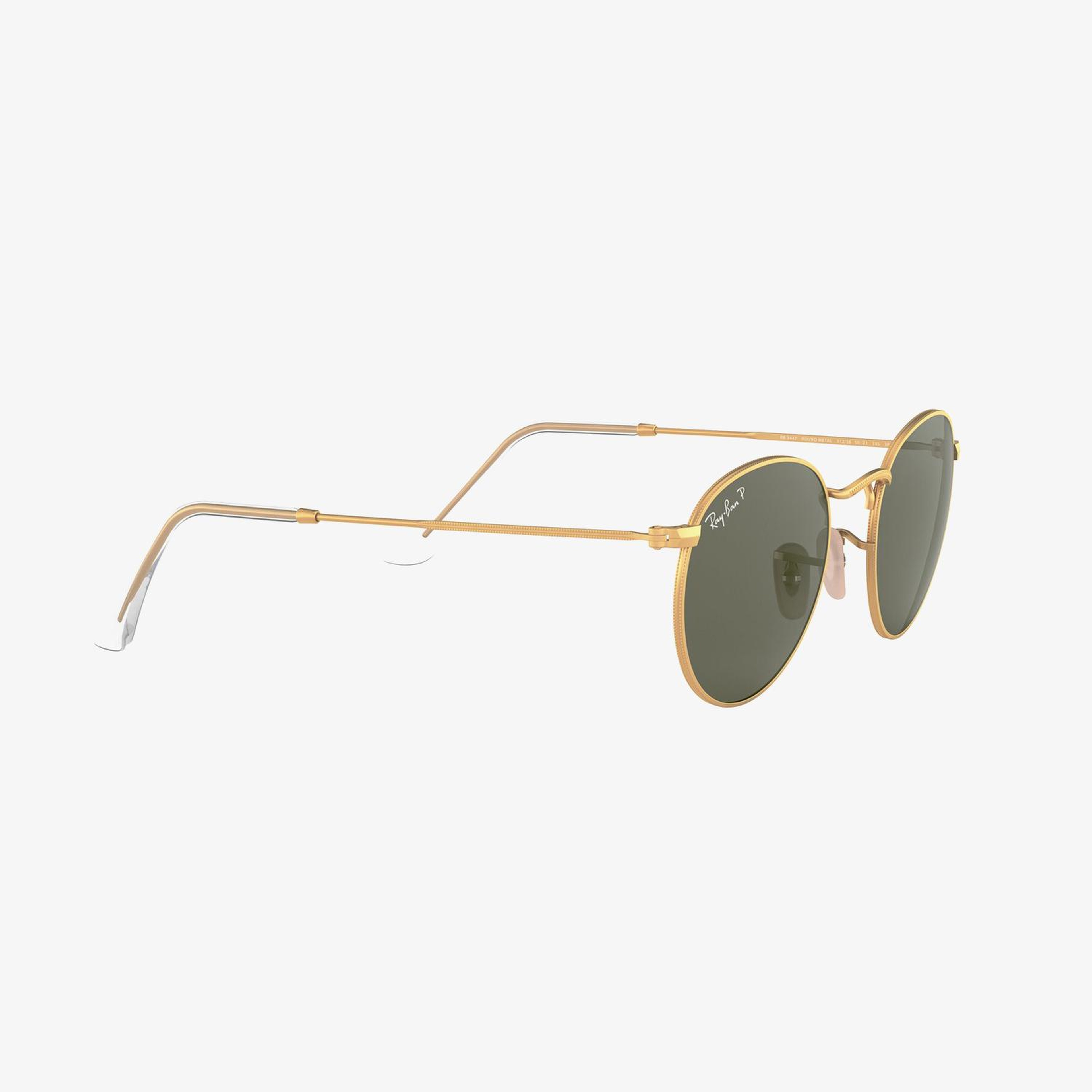 RAY-BAN 0RB3447 Round Metal Erkek Mat Gold Güneş Gözlüğü