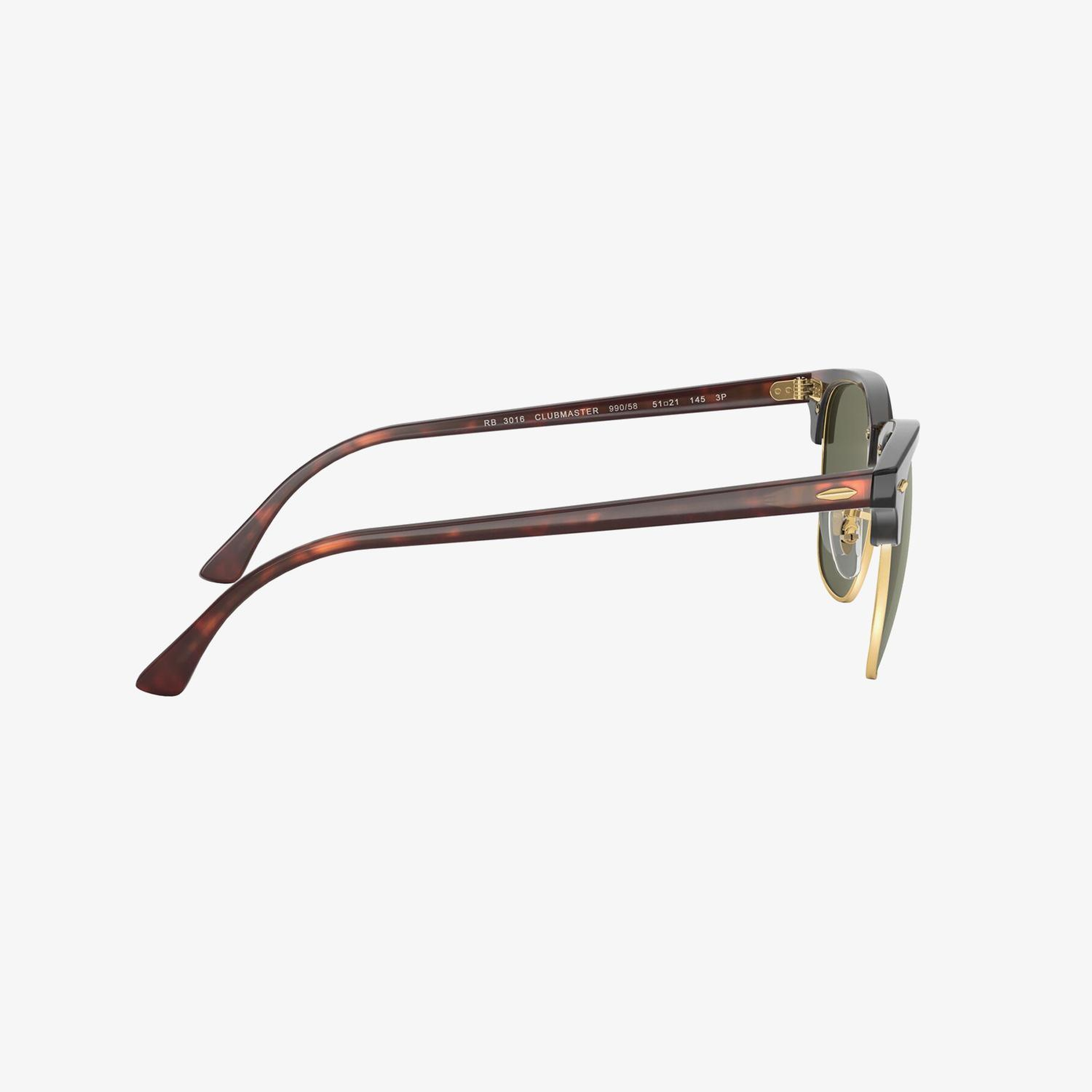 RAY-BAN 0RB3016 Clubmaster Erkek Tortoise-Kahverengi Güneş Gözlüğü