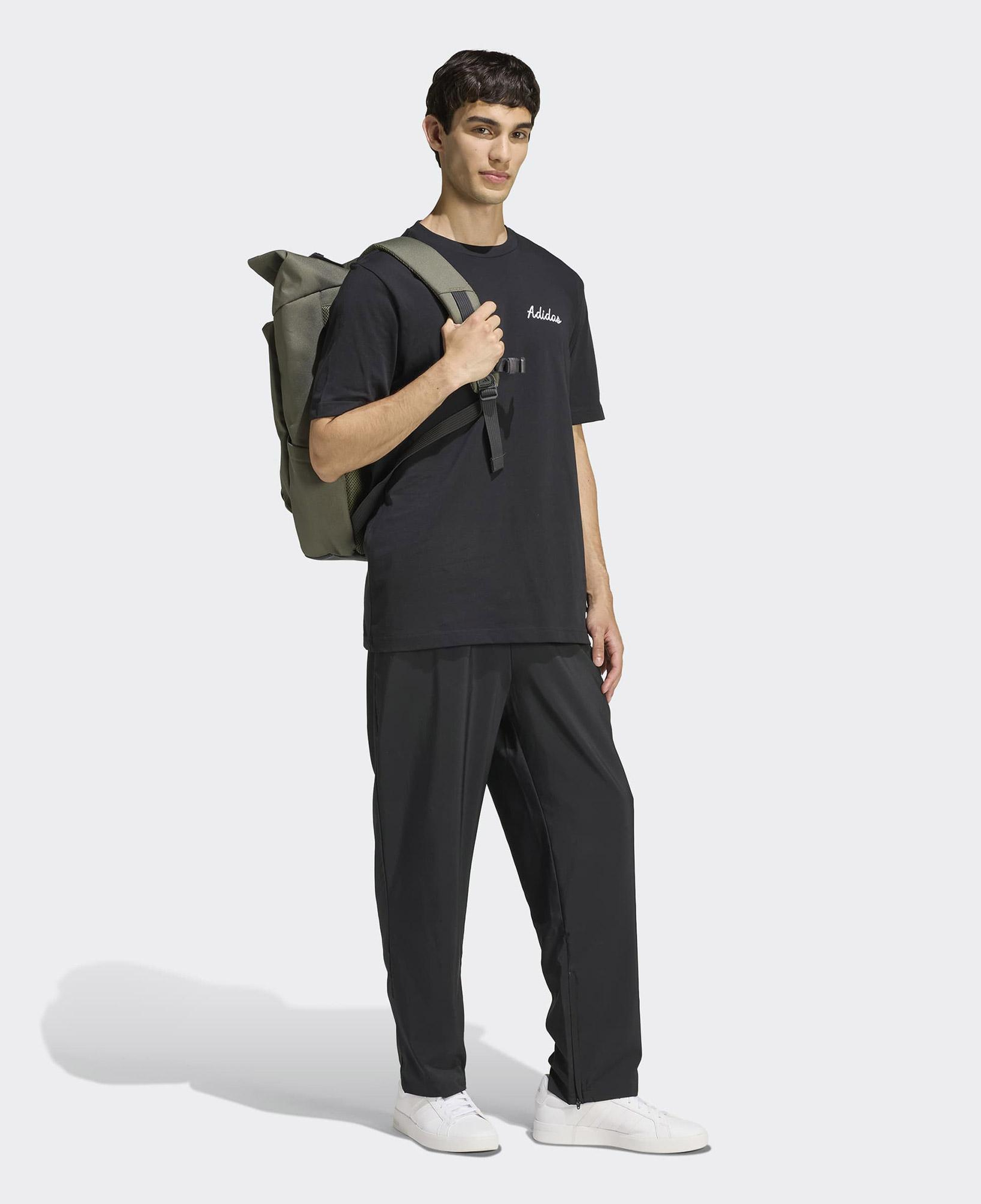 adidas Novelty Bowl Grafik Erkek Siyah Antrenman T-Shirt