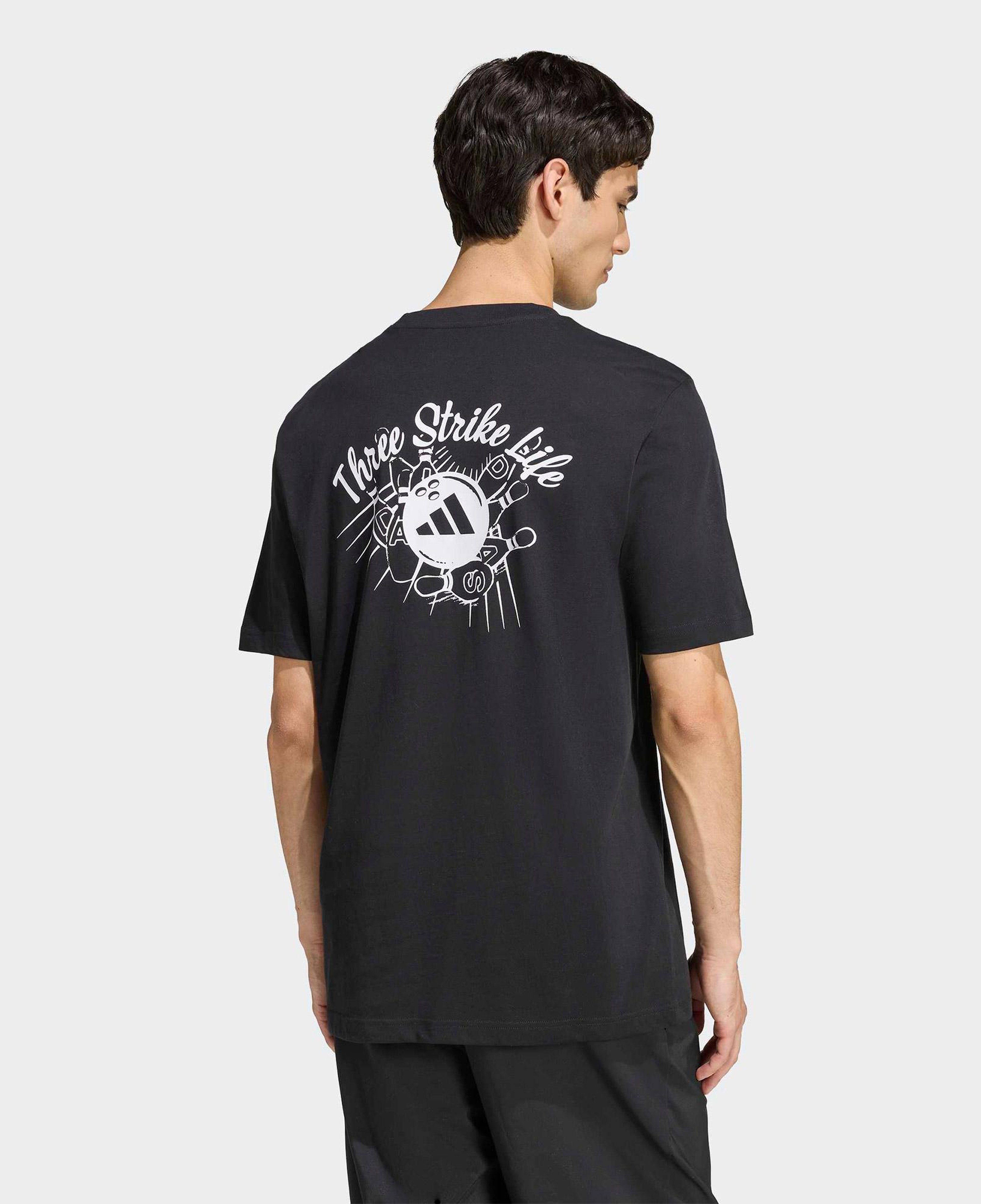 adidas Novelty Bowl Grafik Erkek Siyah Antrenman T-Shirt