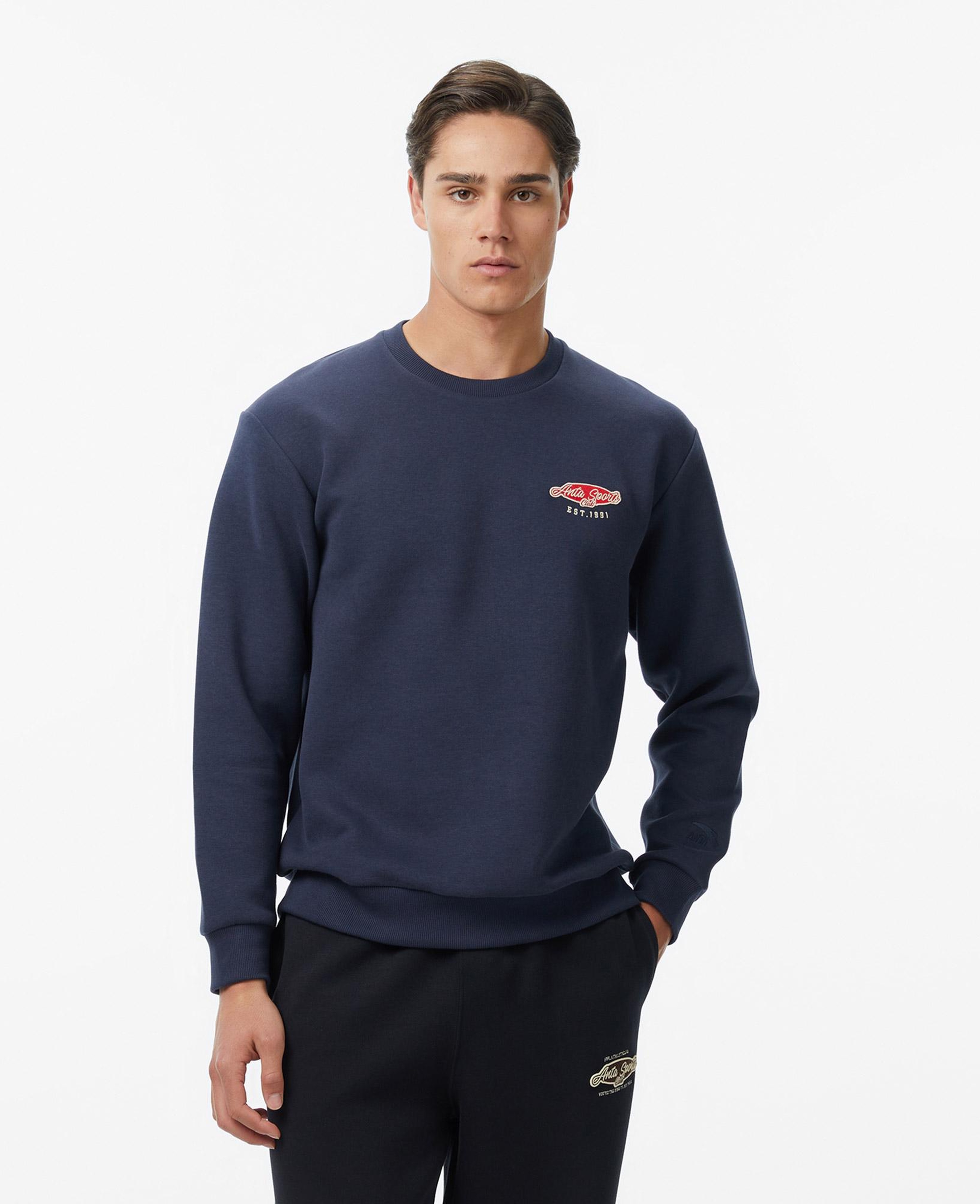 Anta You Are The Ping To My Pong Erkek Mavi Sweatshirt