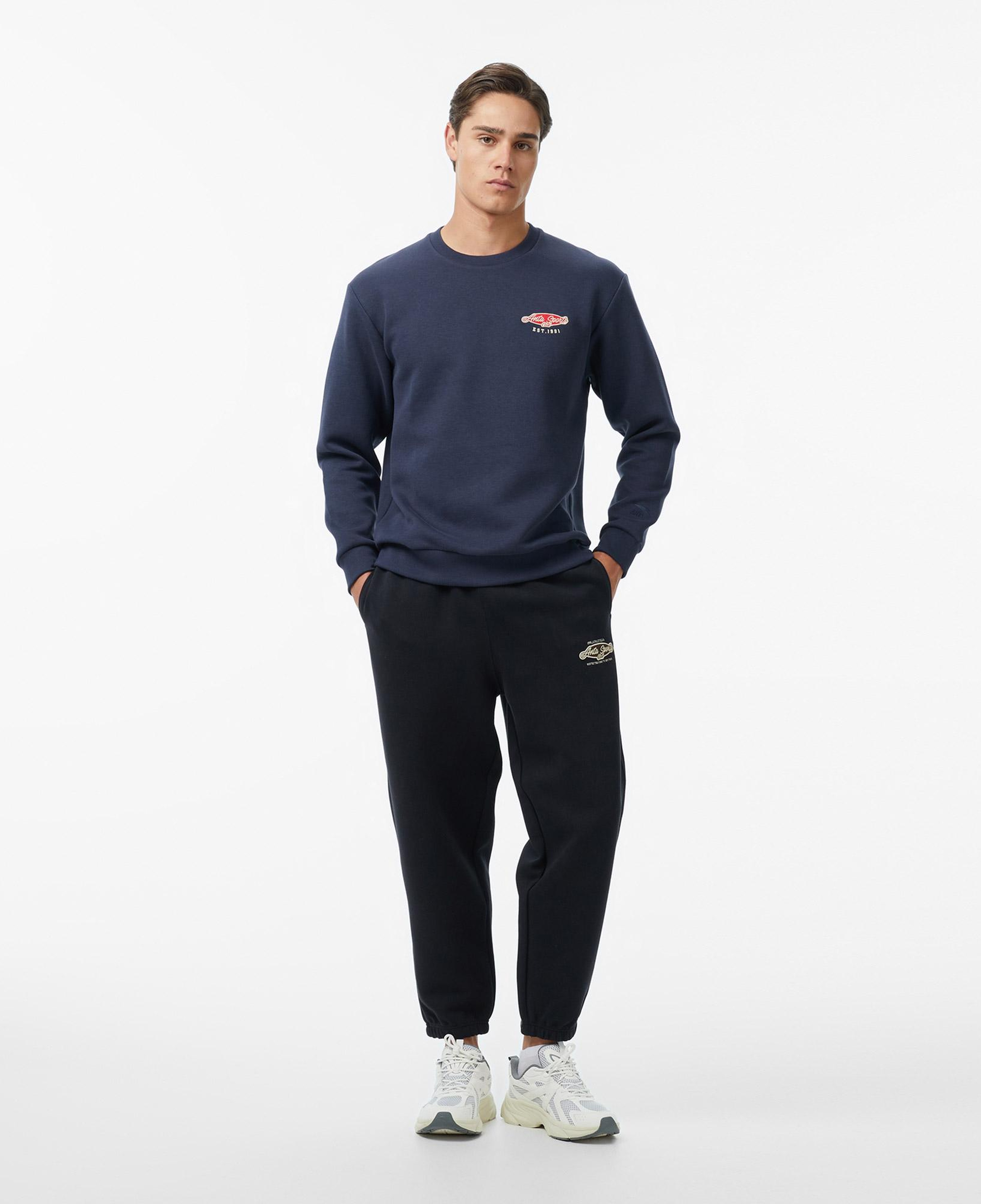 Anta You Are The Ping To My Pong Erkek Mavi Sweatshirt