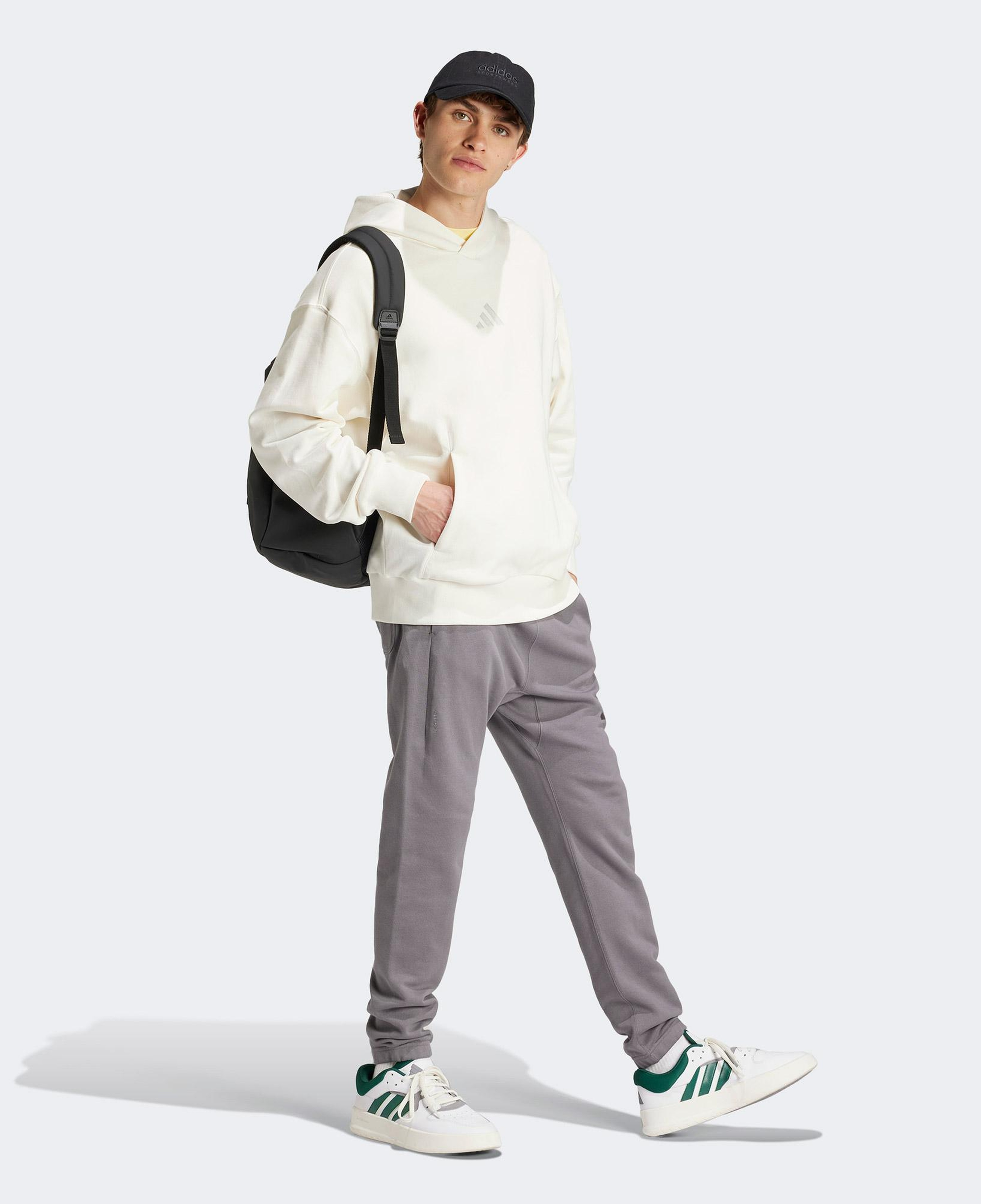 adidas All Szn French Terry Erkek Beyaz Sweatshirt