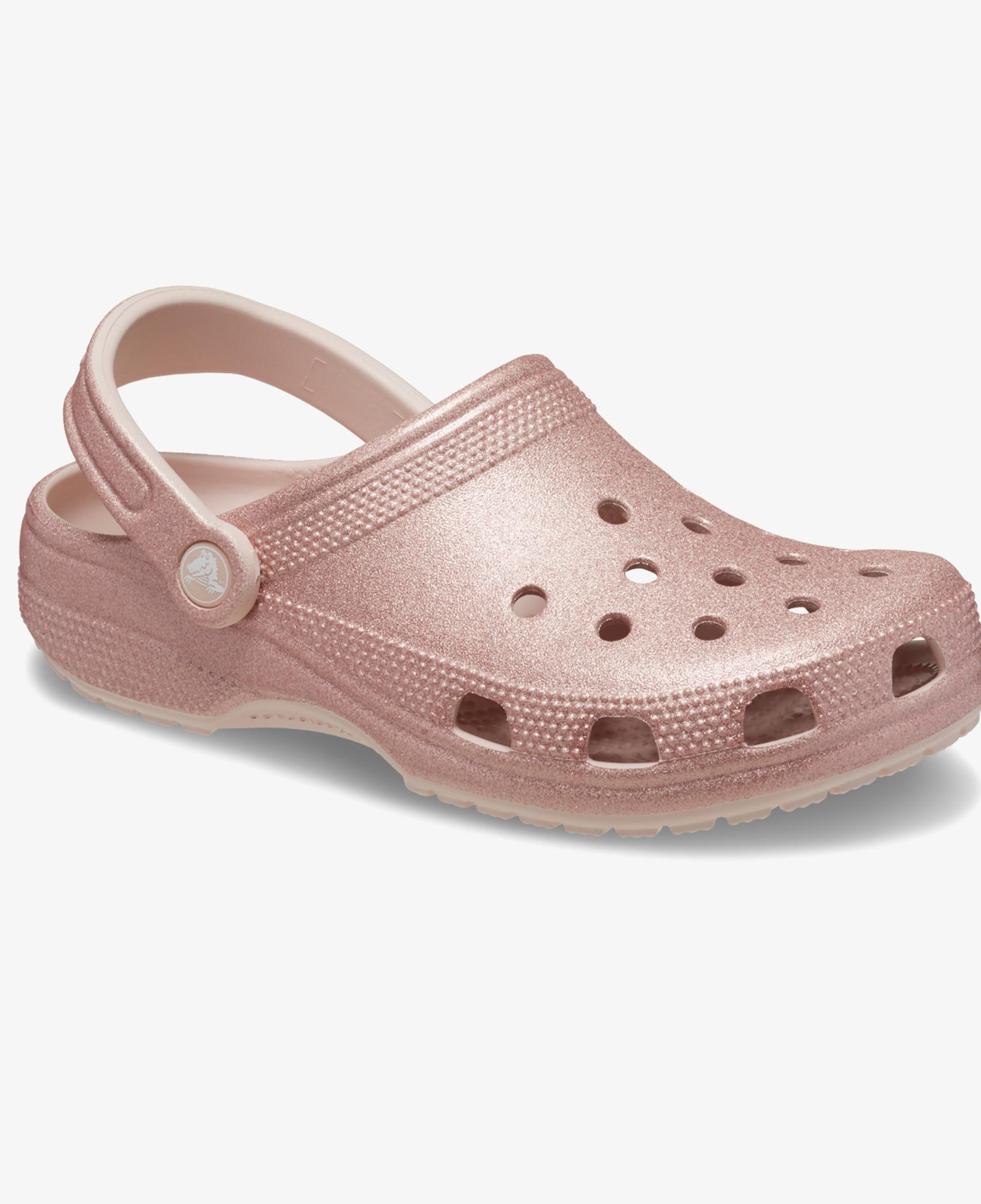 Crocs Classic Glitter Clog Unisex Pembe Terlik