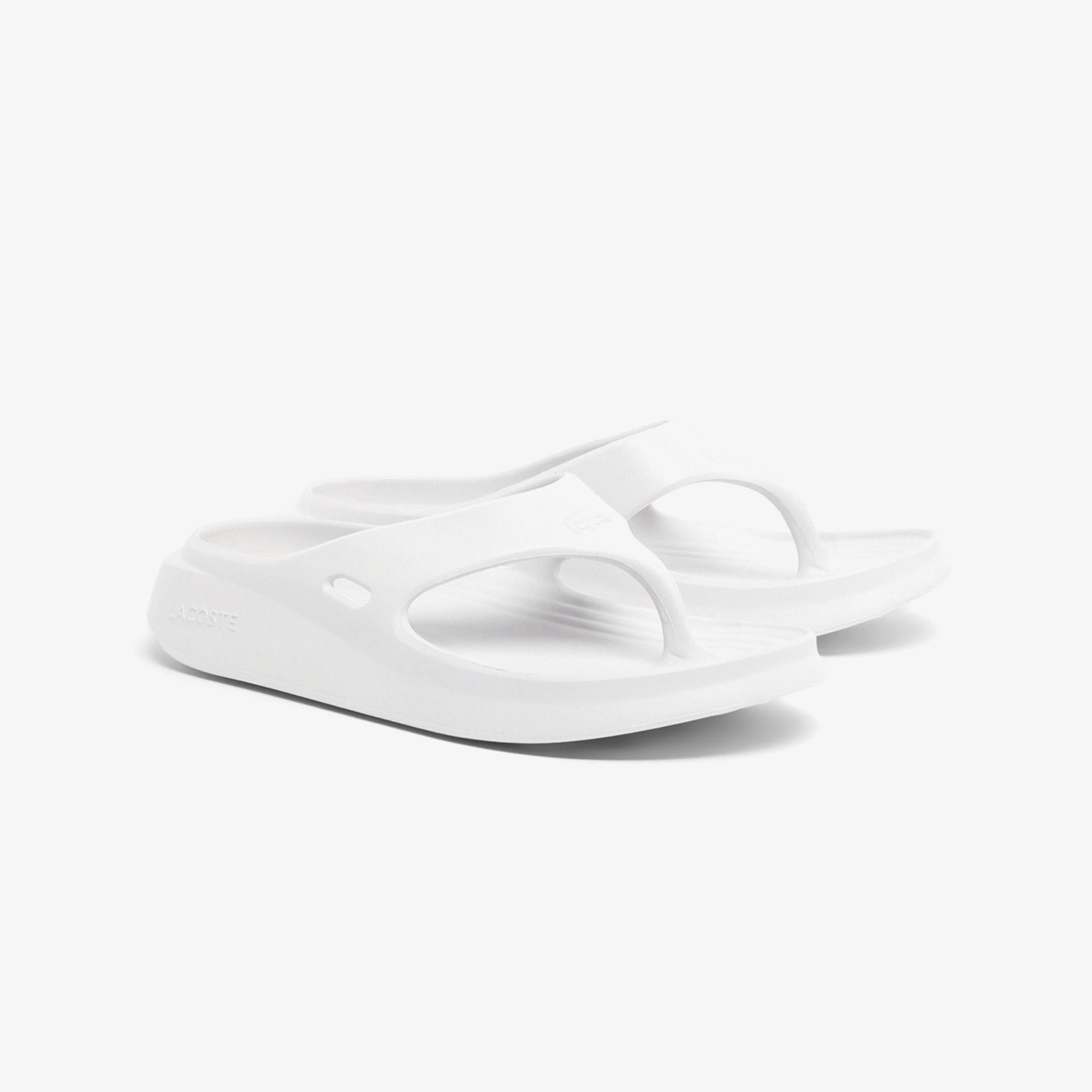 Lacoste Meduz Flip Flop Kadın Beyaz Terlik