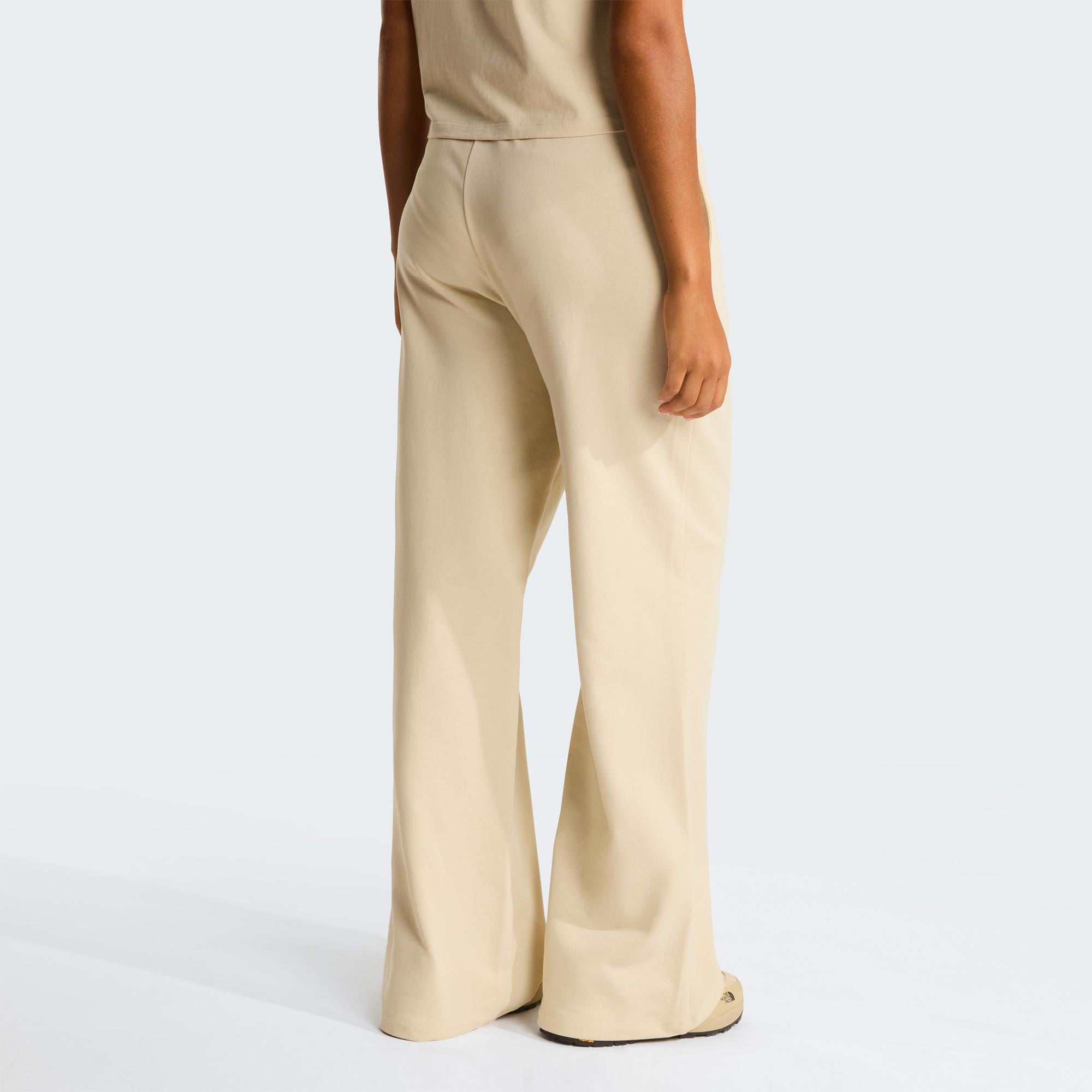 The North Face Essential Light Wide Leg Kadın Krem Pantolon