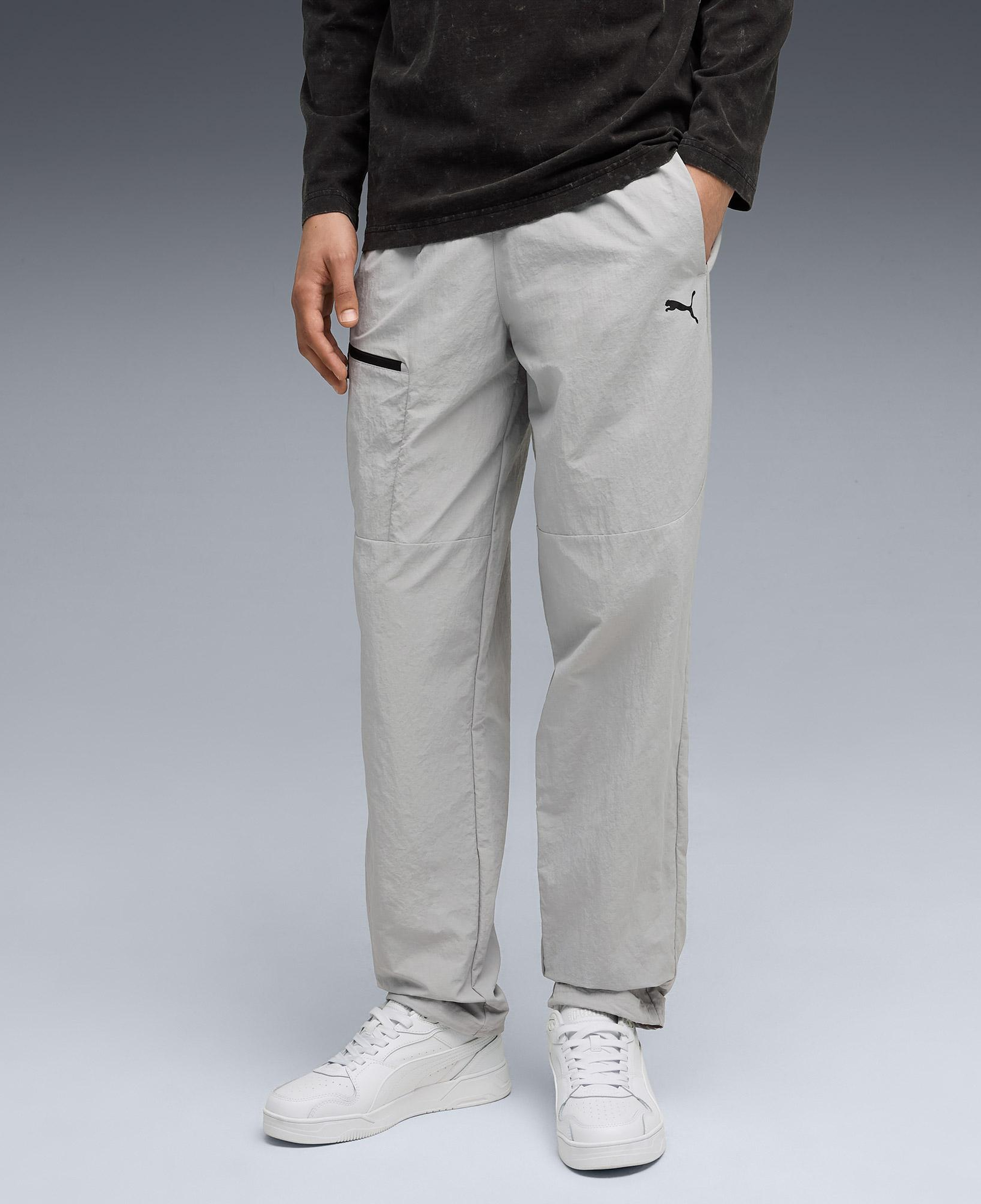 Puma tech Woven Cargo C Erkek Gri Eşofman Altı