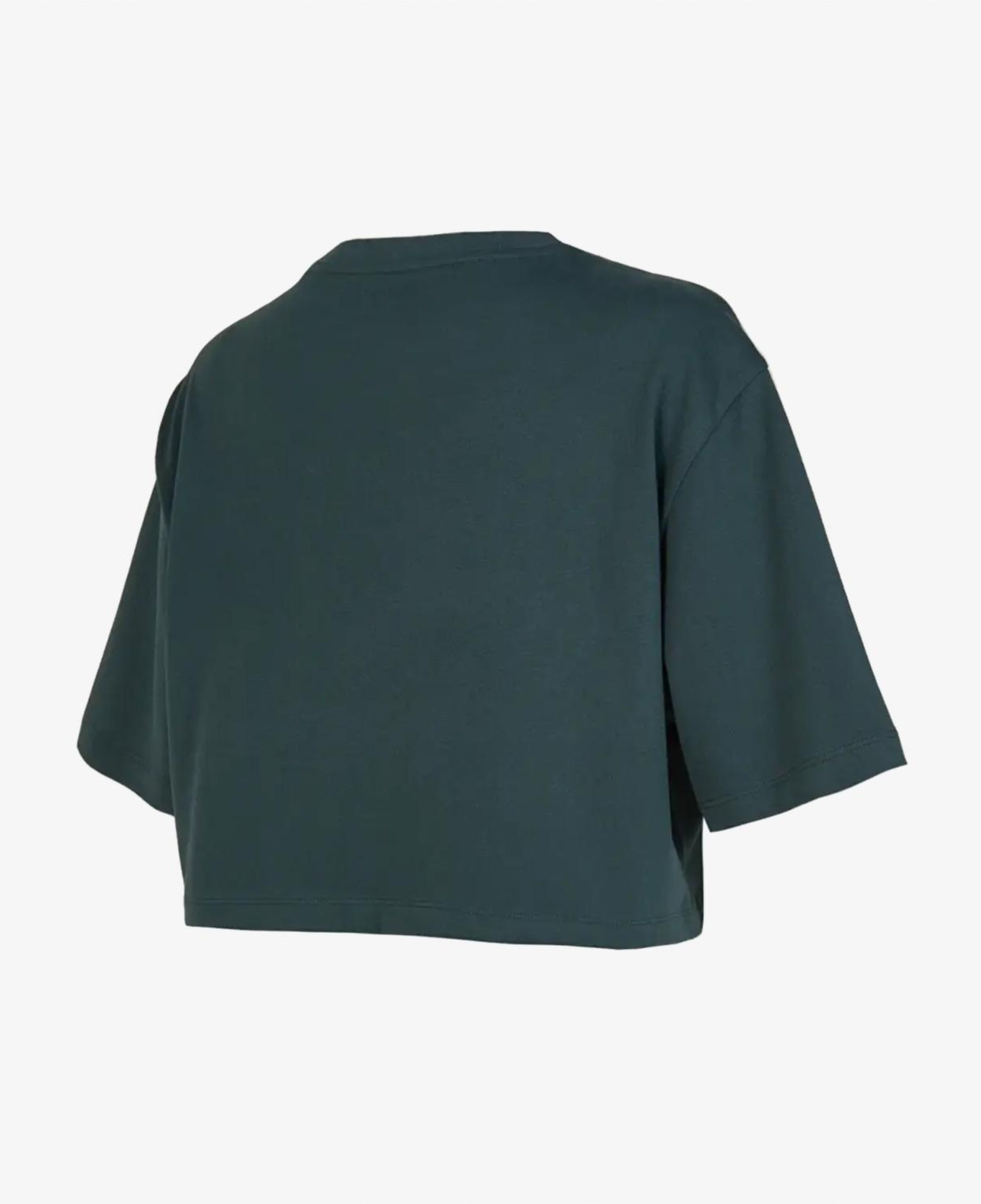New Balance Lifestyle Crop Kadın Yeşil T-Shirt