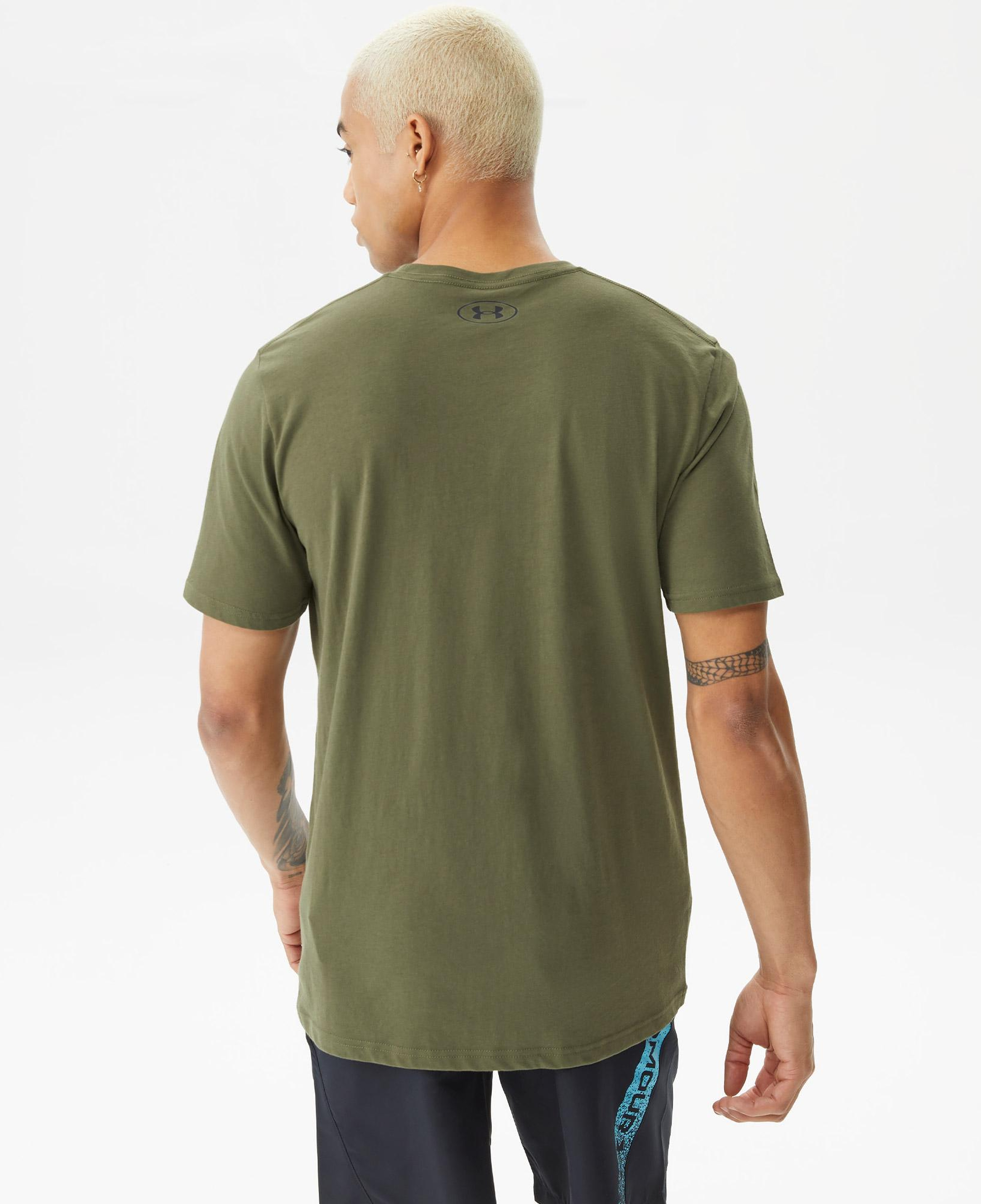 Under Armour Sportstyle Lc Ss Erkek Haki T-Shirt