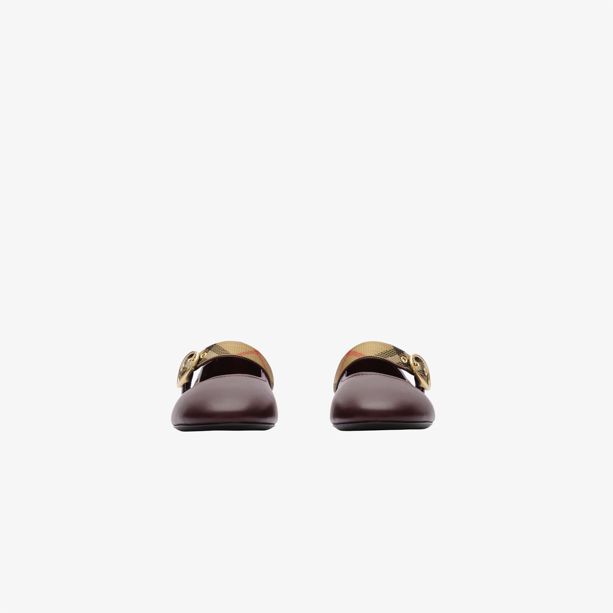 Burberry Robin Kadın Bordo Klasik Ayakkabı