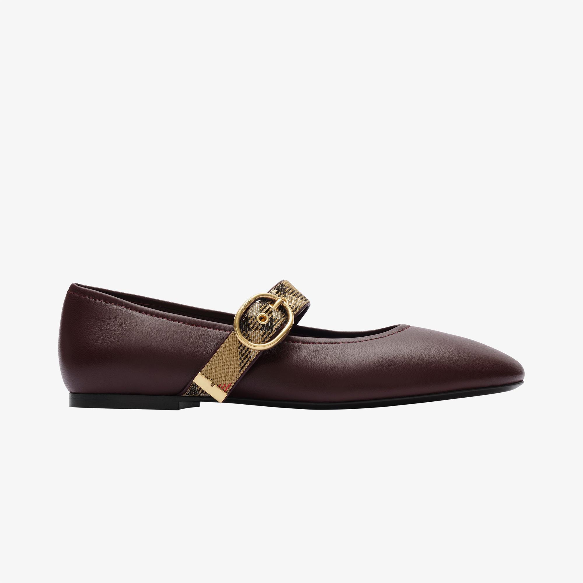 Burberry Robin Kadın Bordo Klasik Ayakkabı