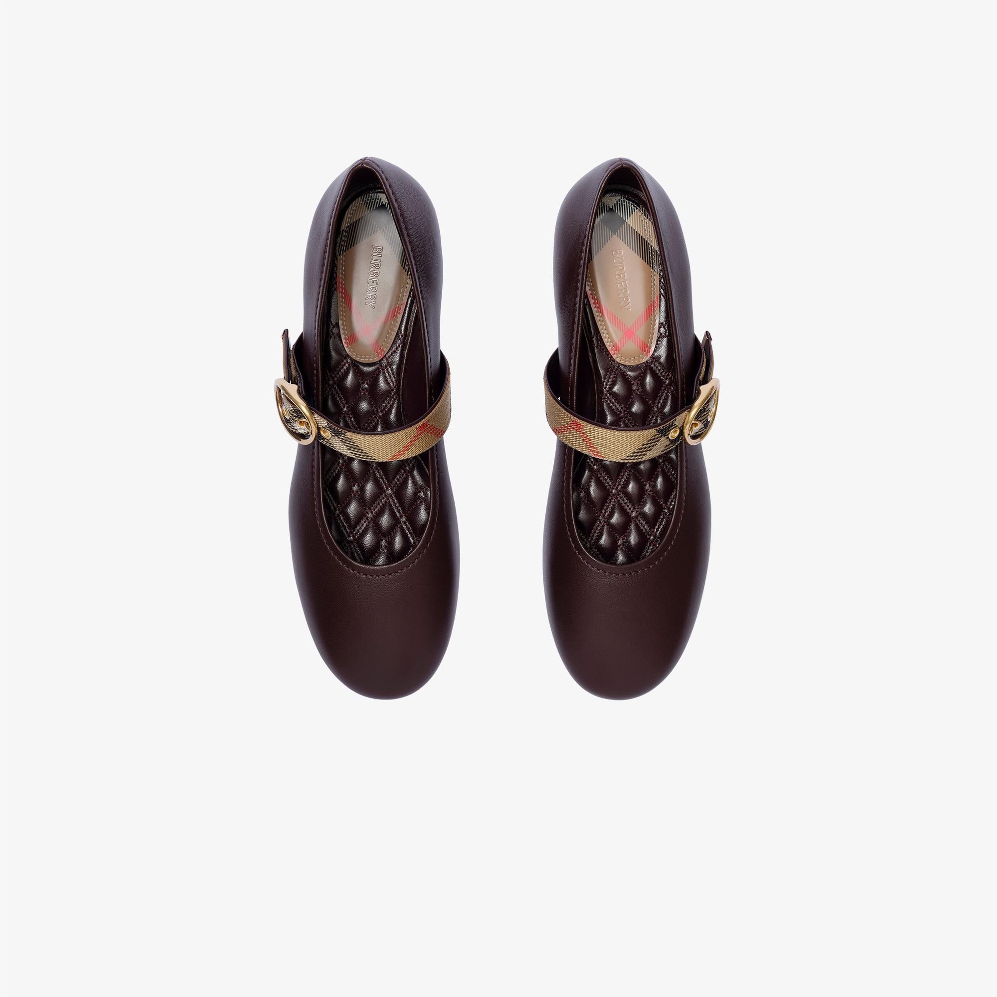 Burberry Robin Kadın Bordo Klasik Ayakkabı