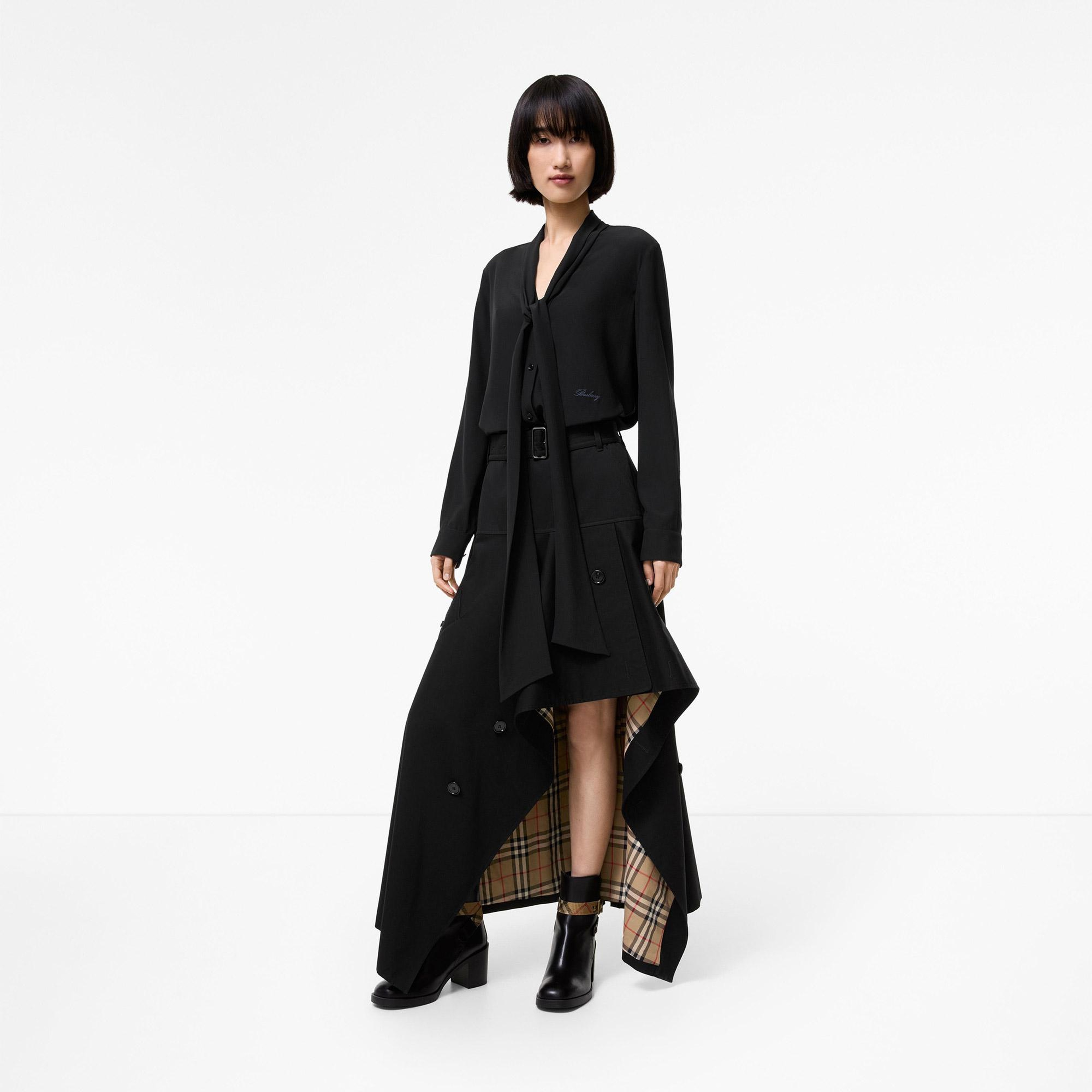 Burberry Heather Kadın Siyah Etek