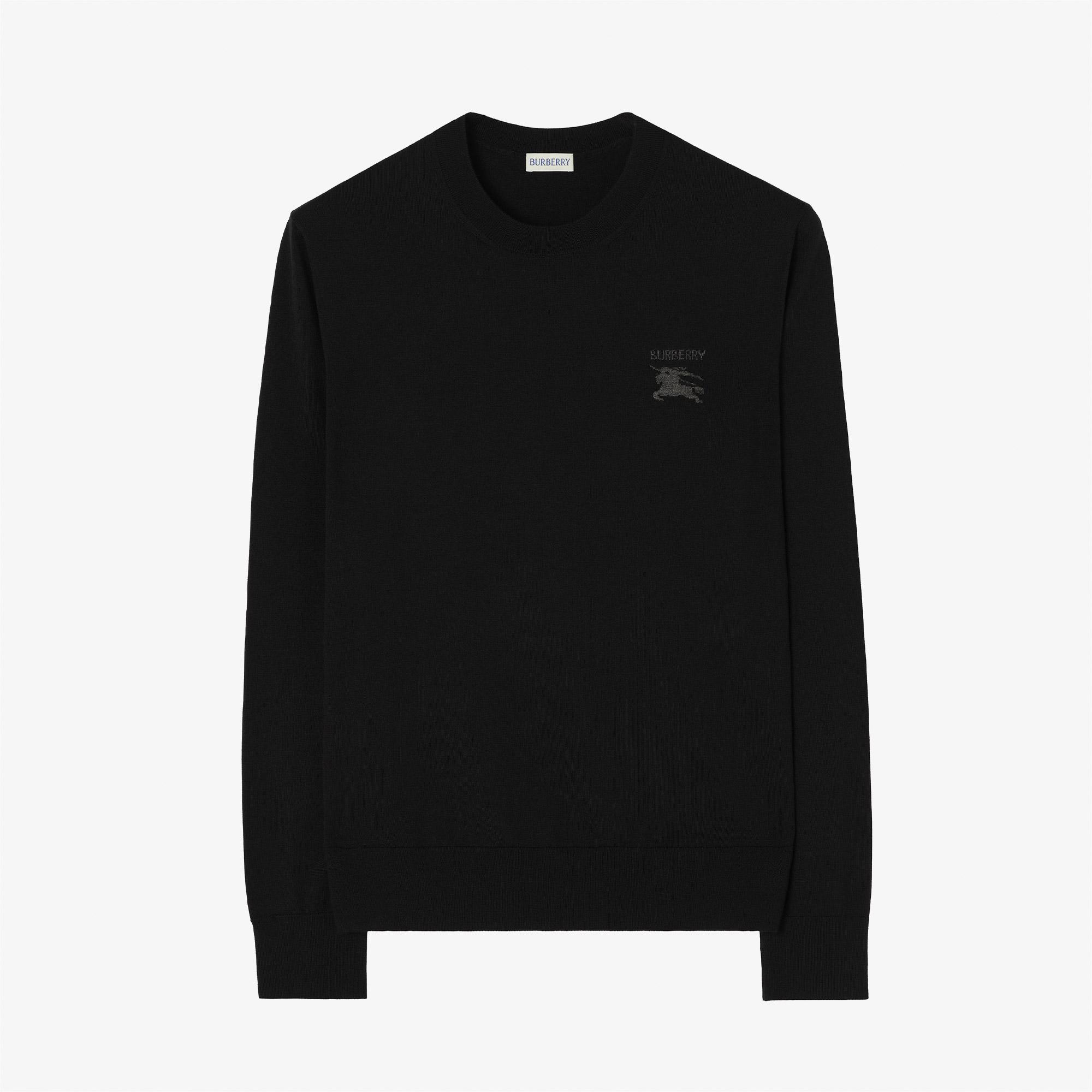 Burberry Easton Ekd Erkek Siyah Triko