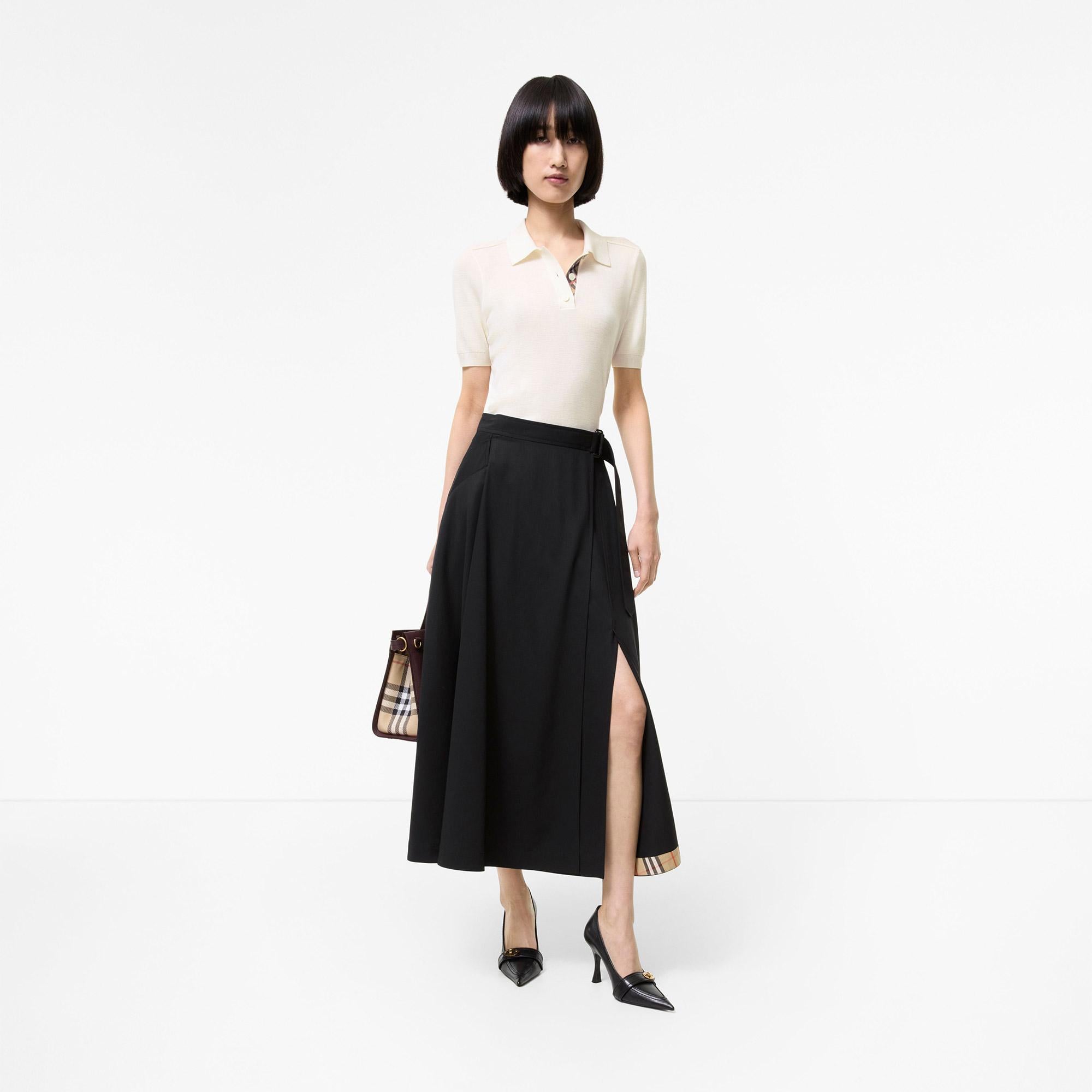 Burberry Belina Kadın Siyah Etek