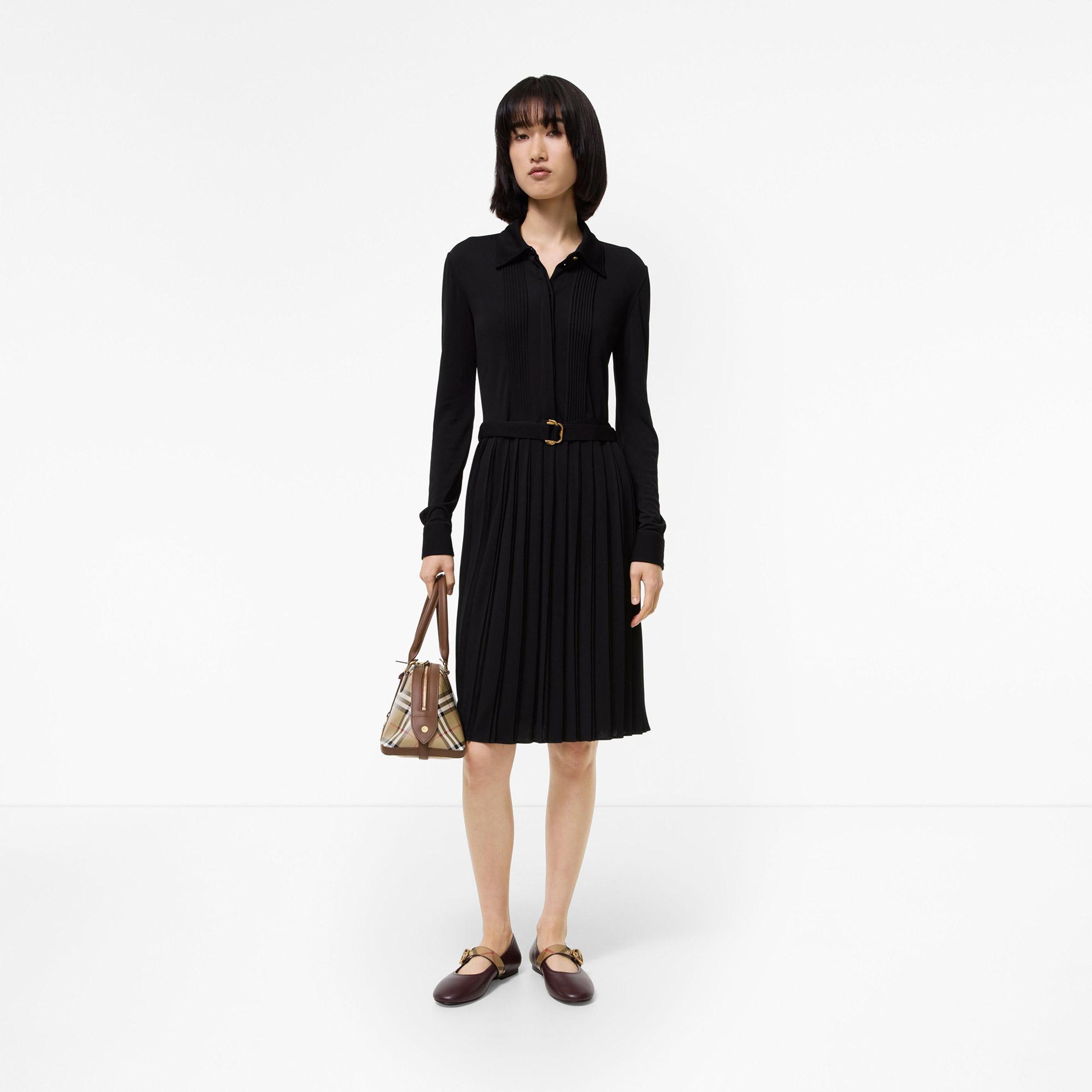 Burberry Cecilia Kadın Siyah Elbise