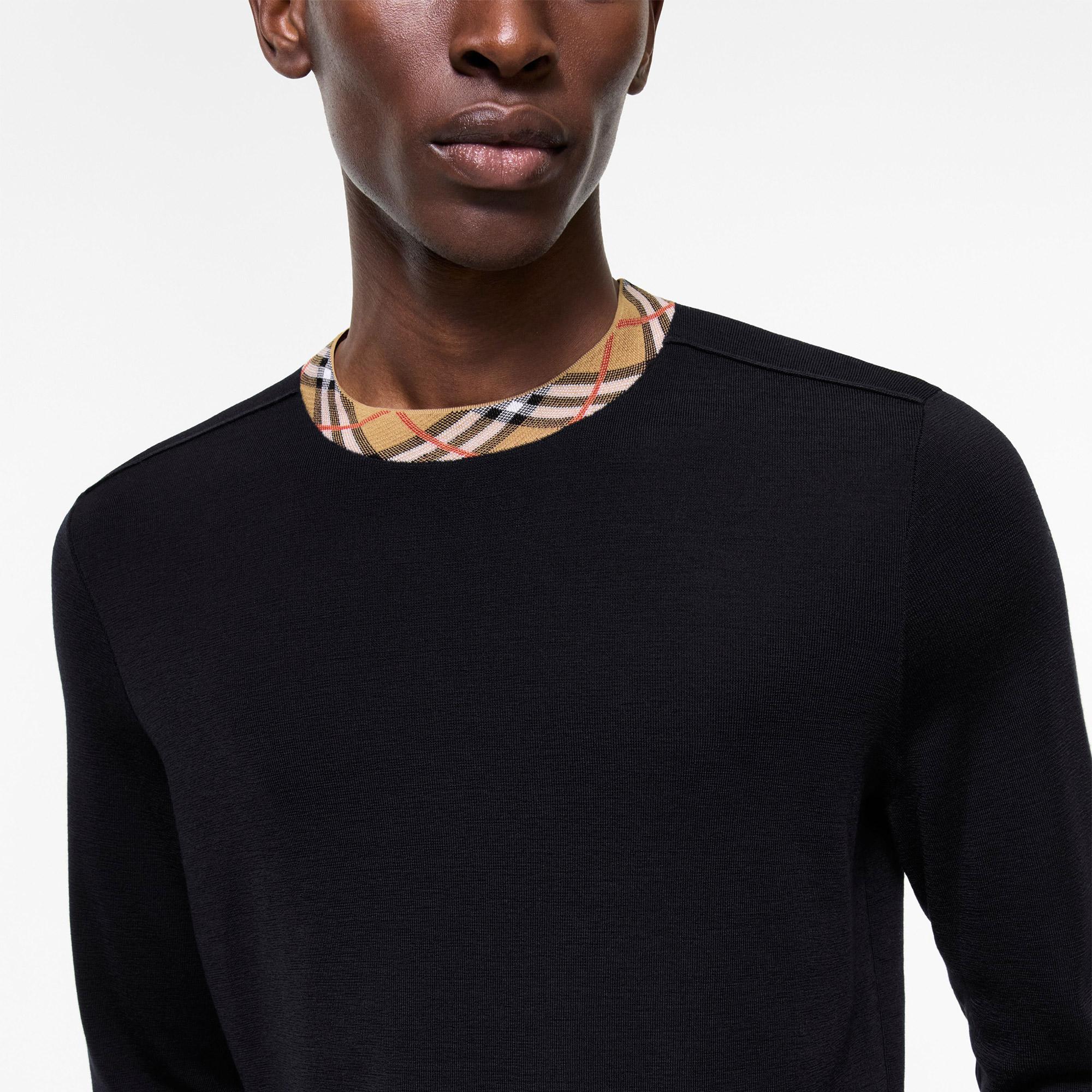 Burberry Michael Erkek Lacivert Triko