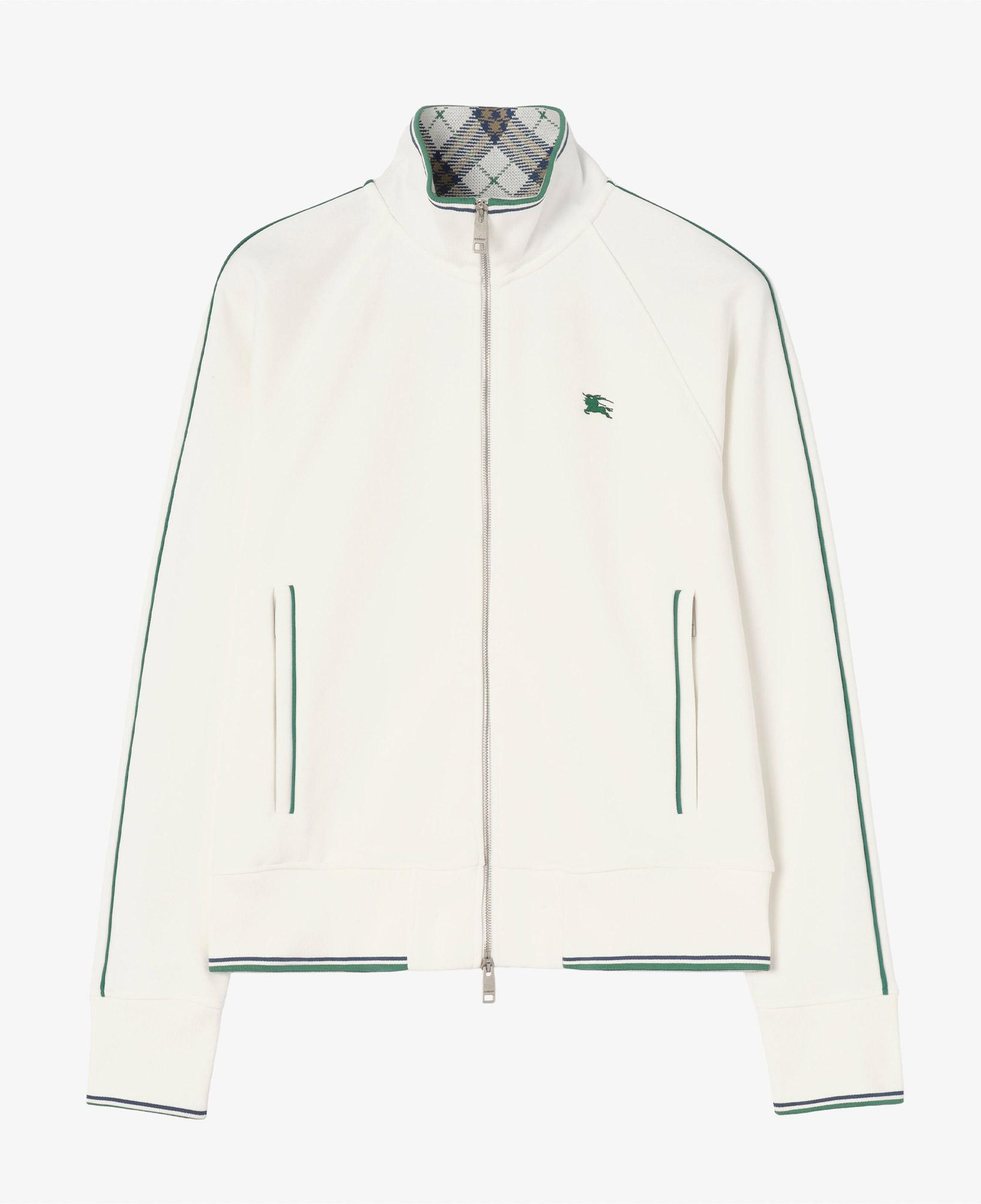 Burberry Torric Erkek Beyaz Deri Mont