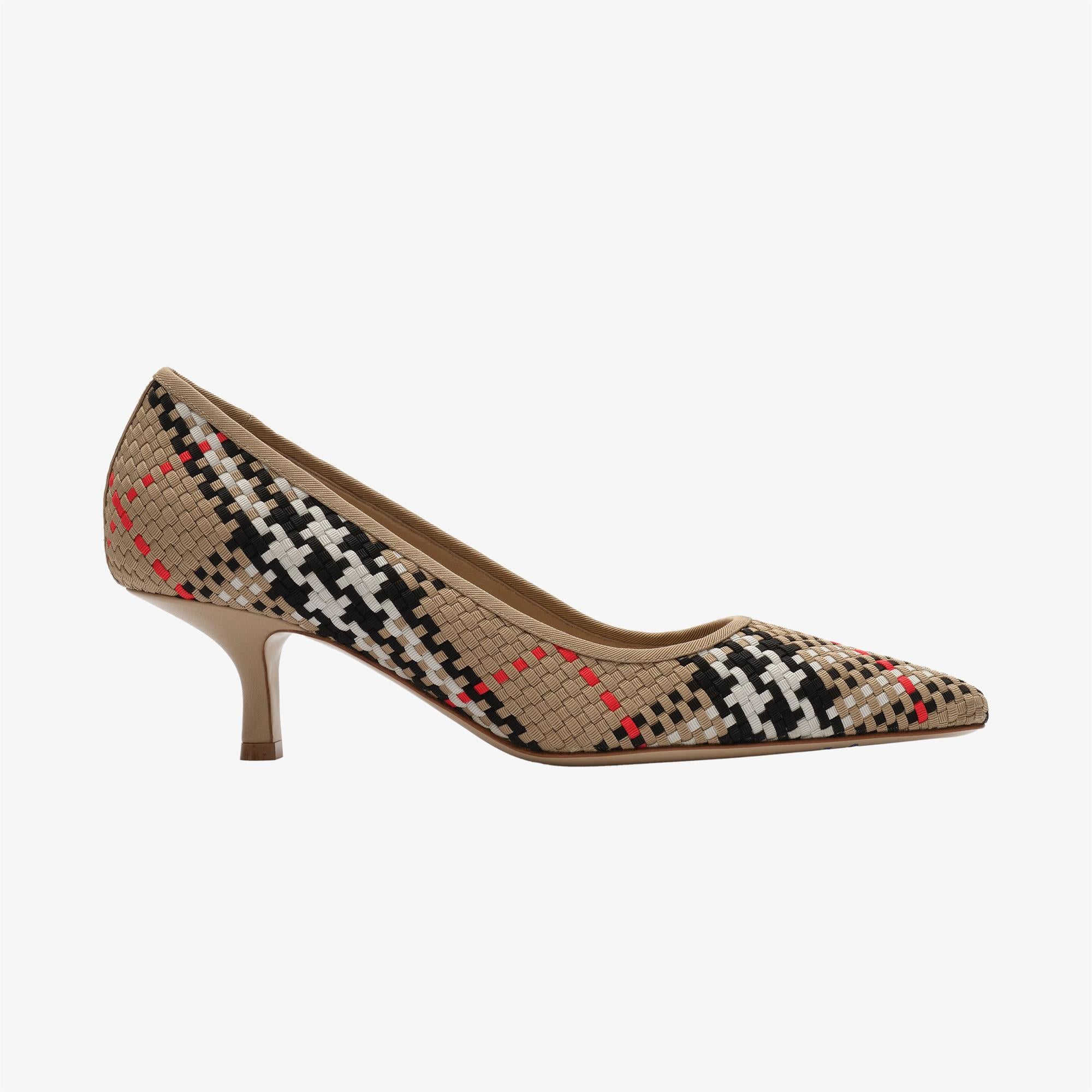 Burberry Dame Pump 55 Kadın Bej Klasik Ayakkabı