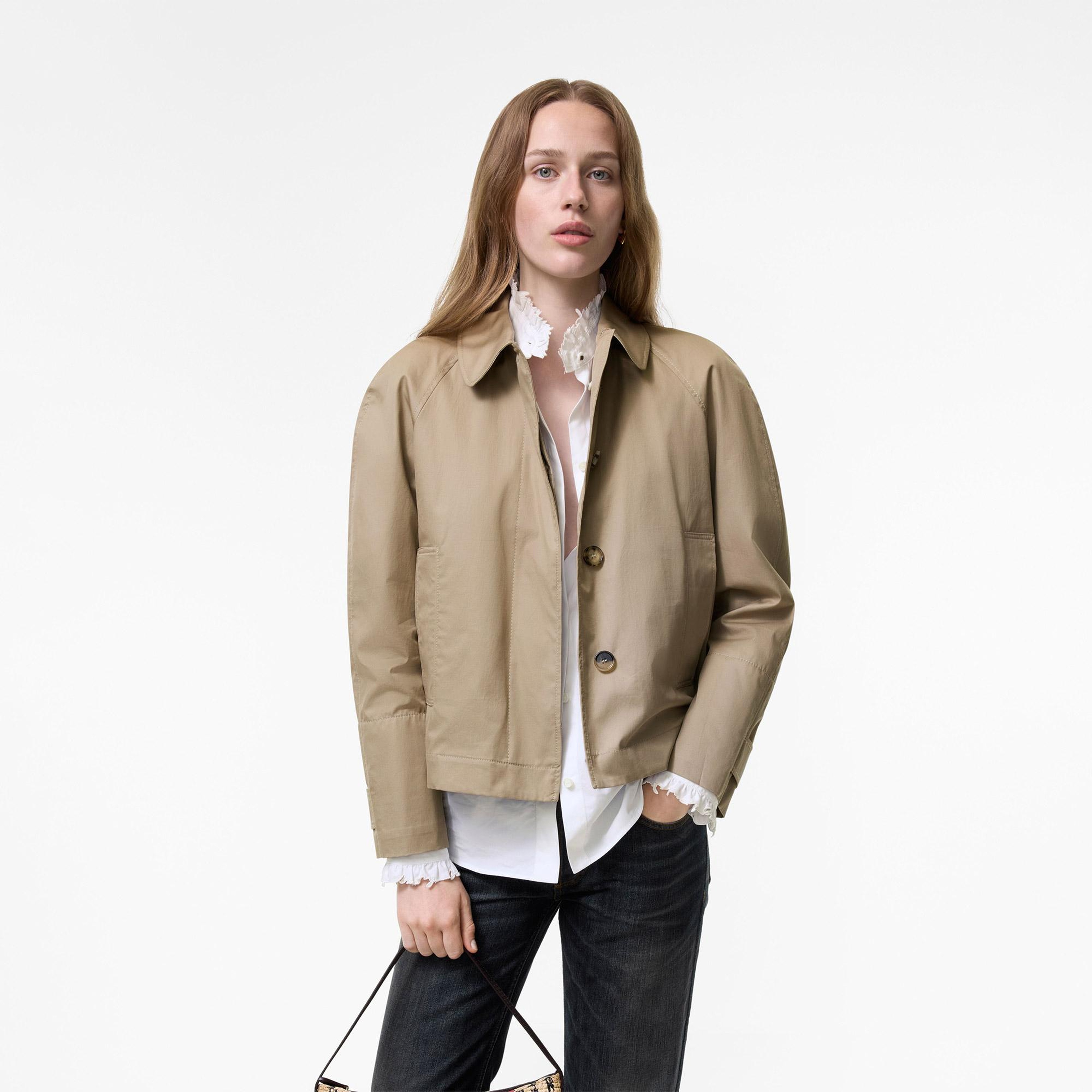 Burberry Tickhill Kadın Bej Mont