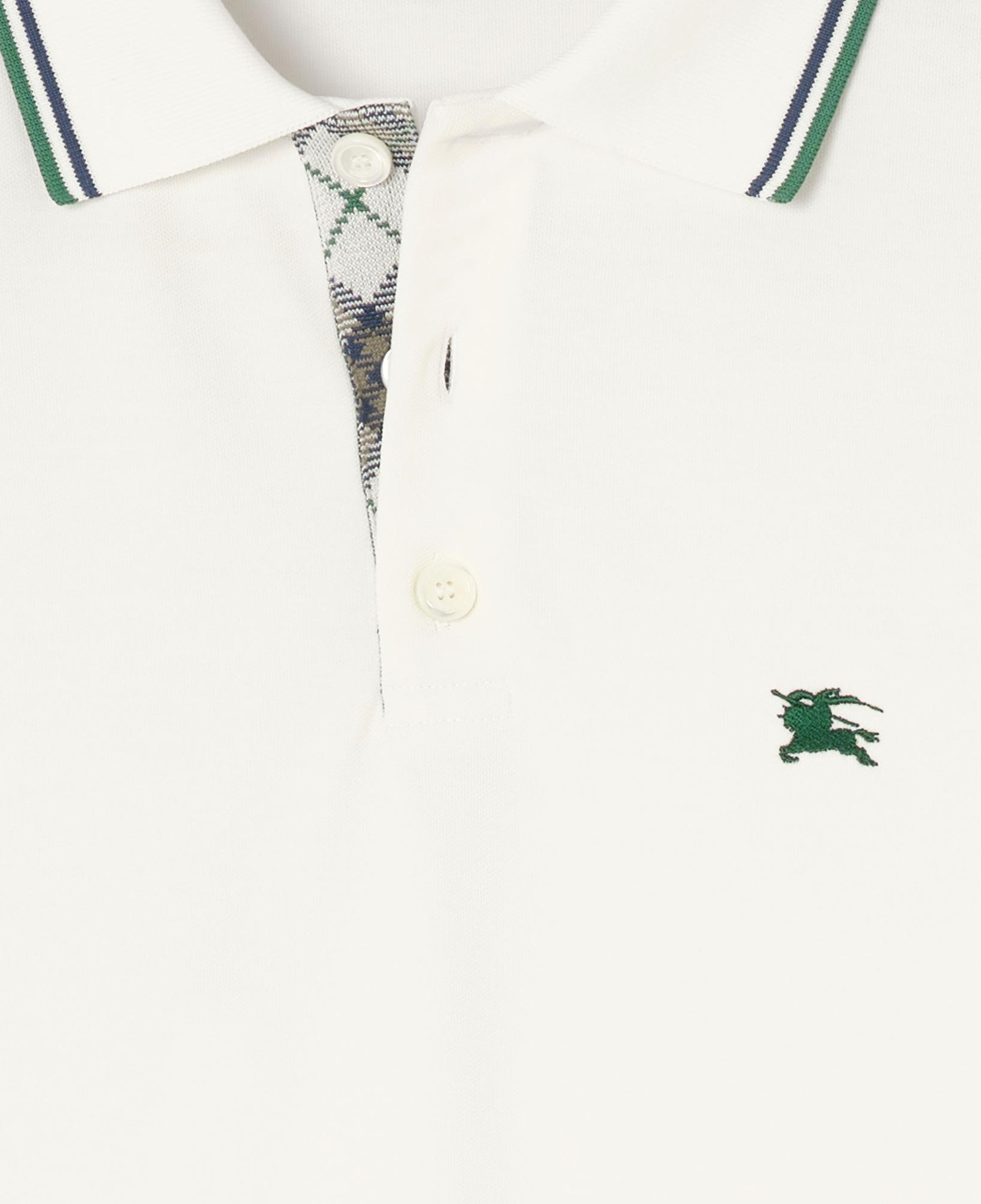 Burberry Evan Cuff Tennis Erkek Beyaz Polo