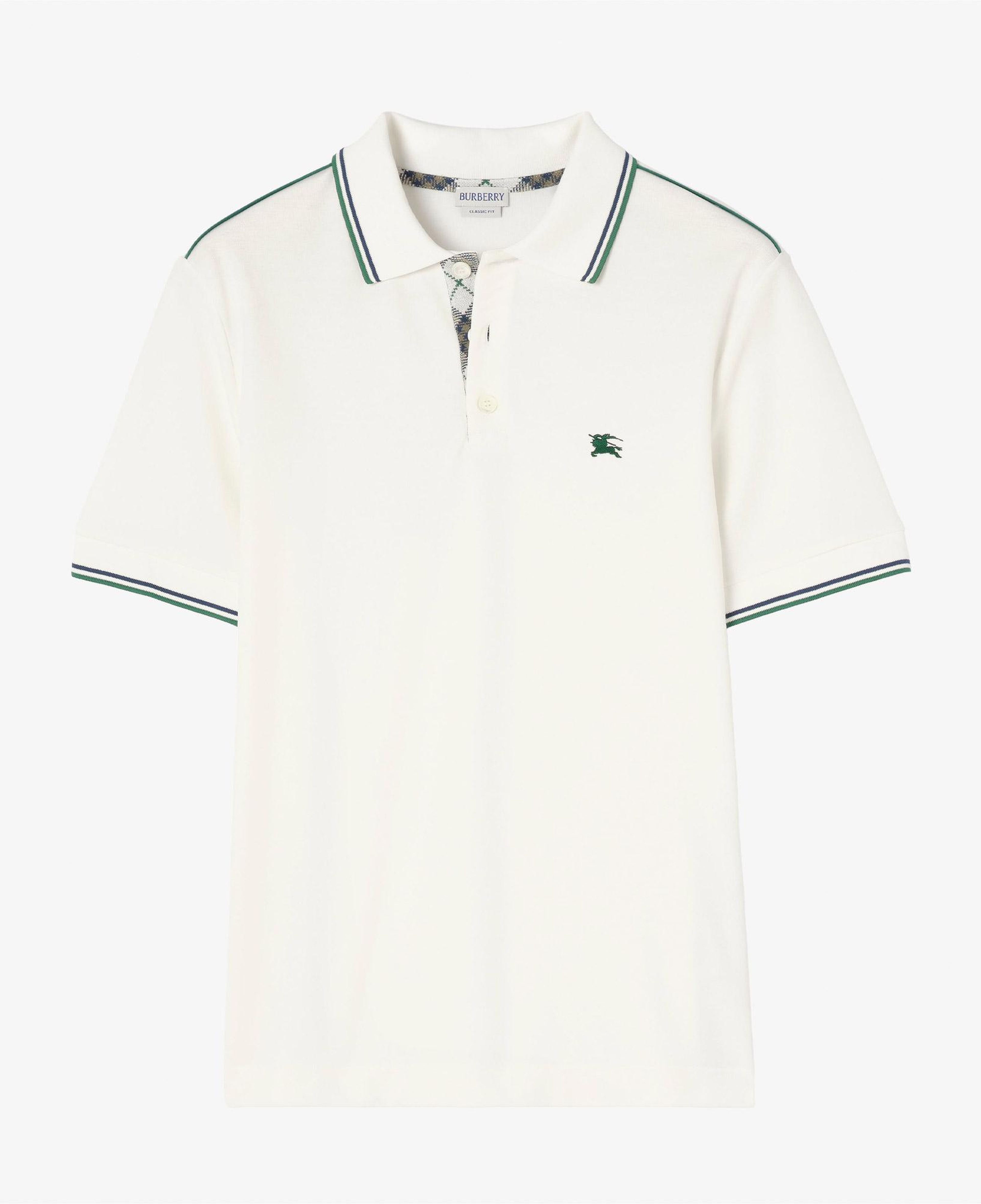 Burberry Evan Cuff Tennis Erkek Beyaz Polo
