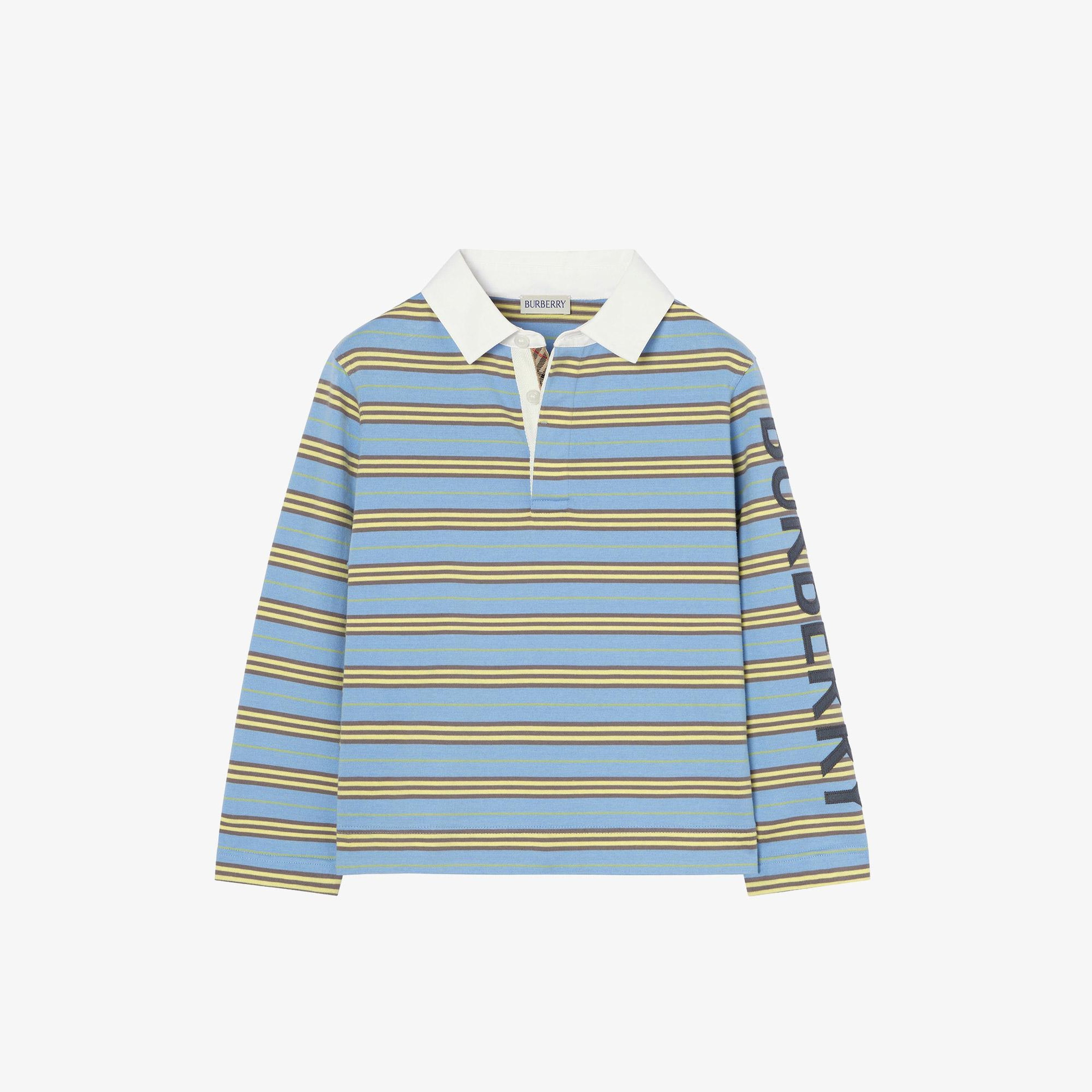 Burberry Burnell Polo Çocuk Mavi Polo