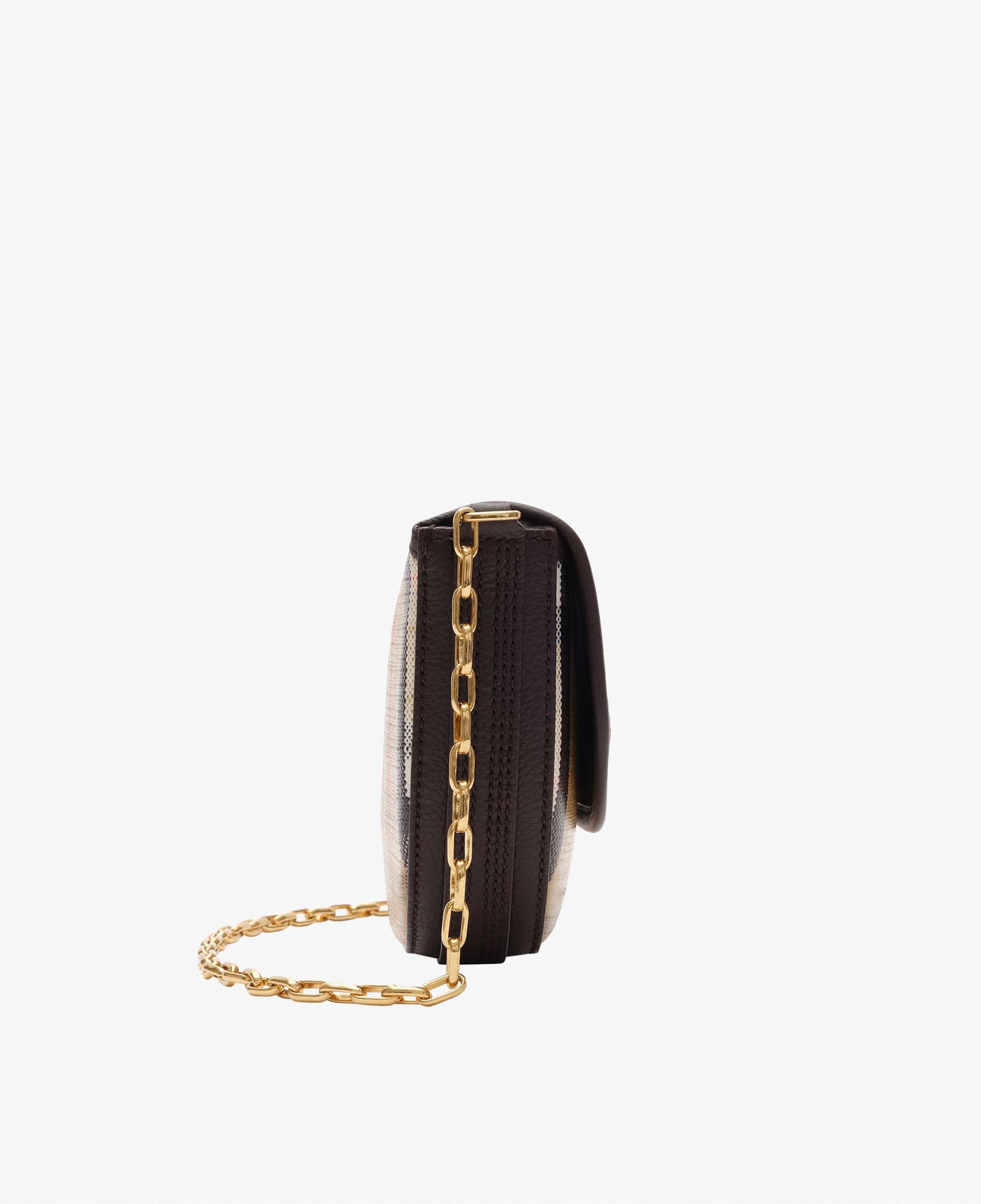 Burberry Highlands Chain Kadın Bej Omuz Çantası