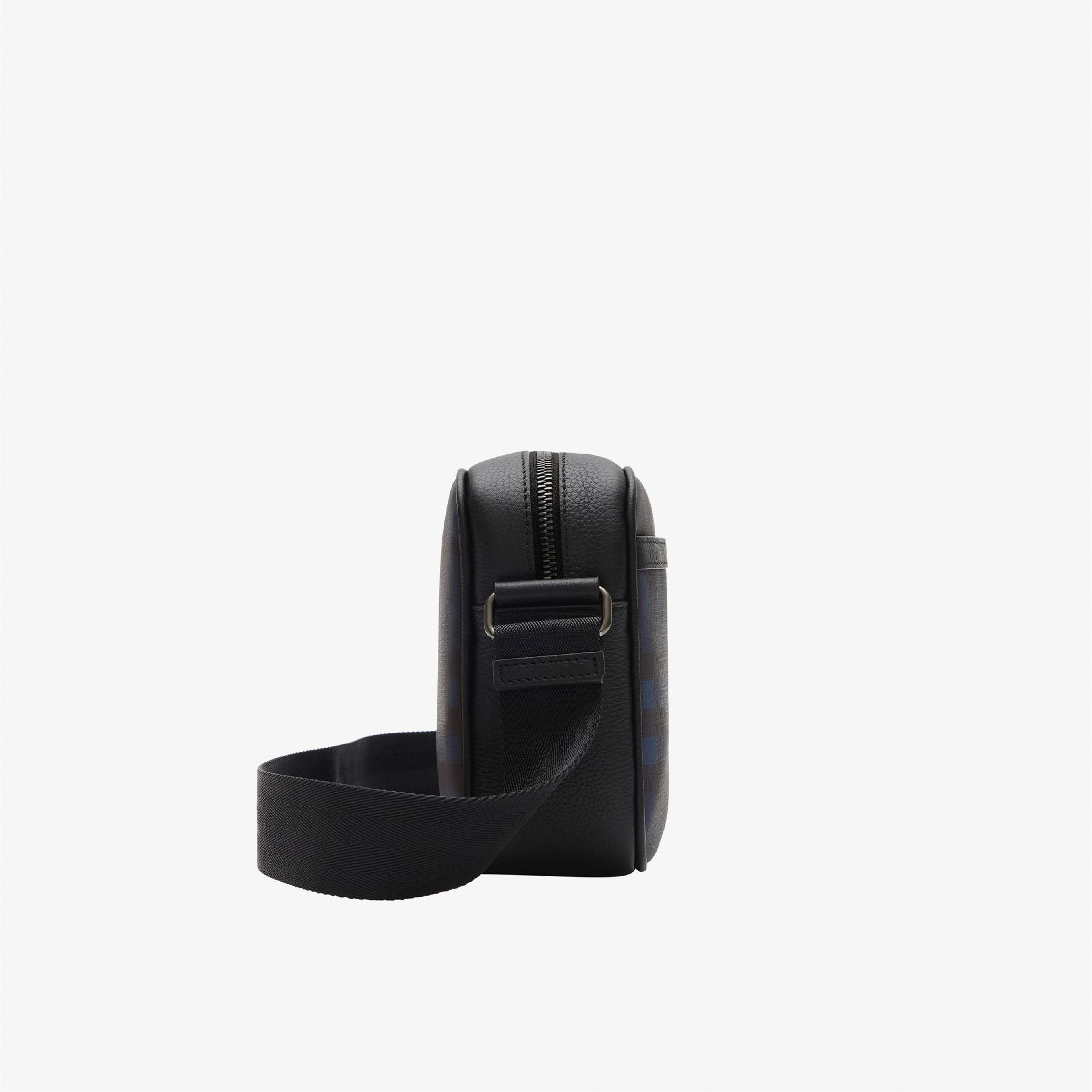 Burberry Flat Crossbody Bin Erkek Lacivert Omuz Çantası