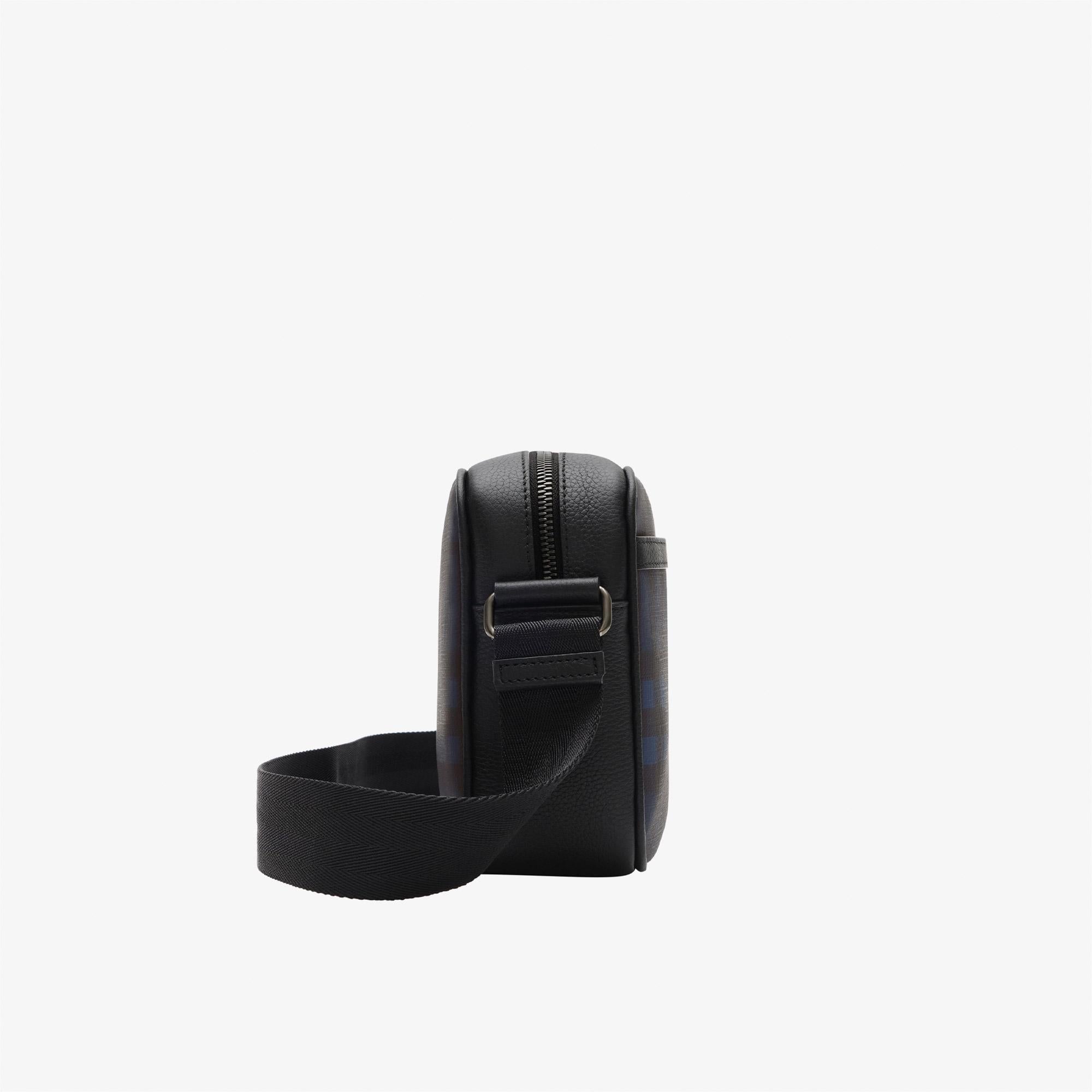 Burberry Flat Crossbody Bin Erkek Lacivert Omuz Çantası