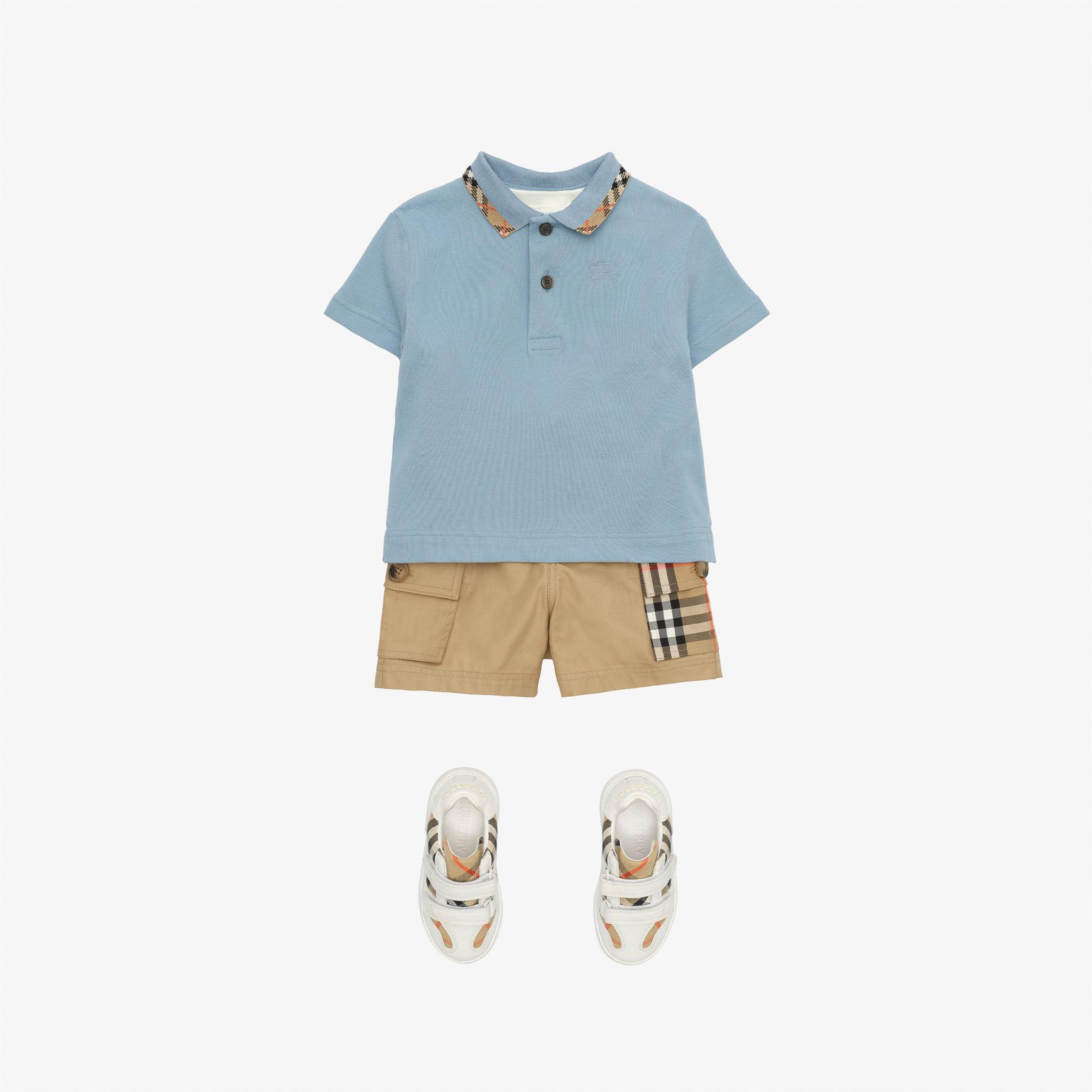 Burberry Johane Çocuk Mavi Polo