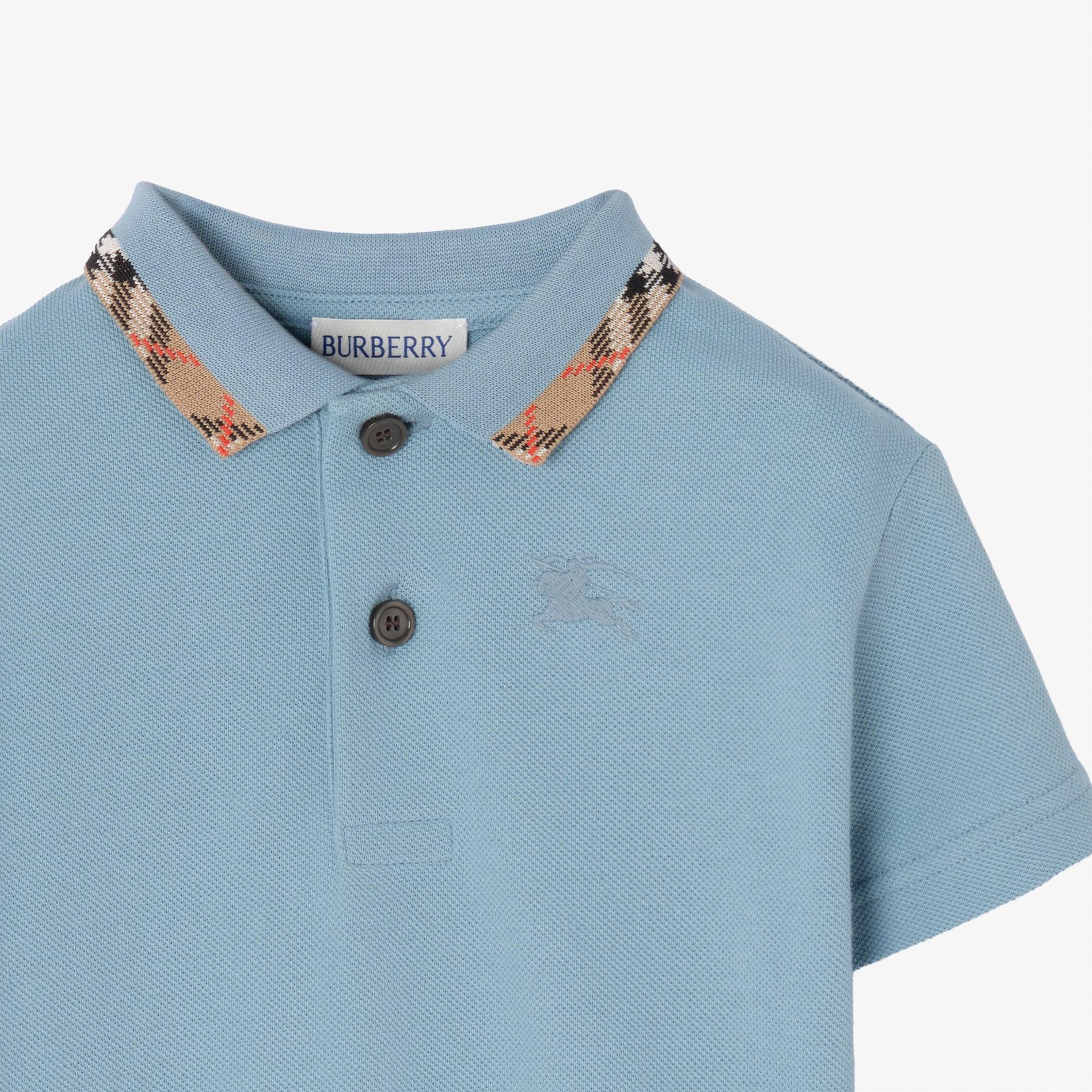 Burberry Johane Çocuk Mavi Polo