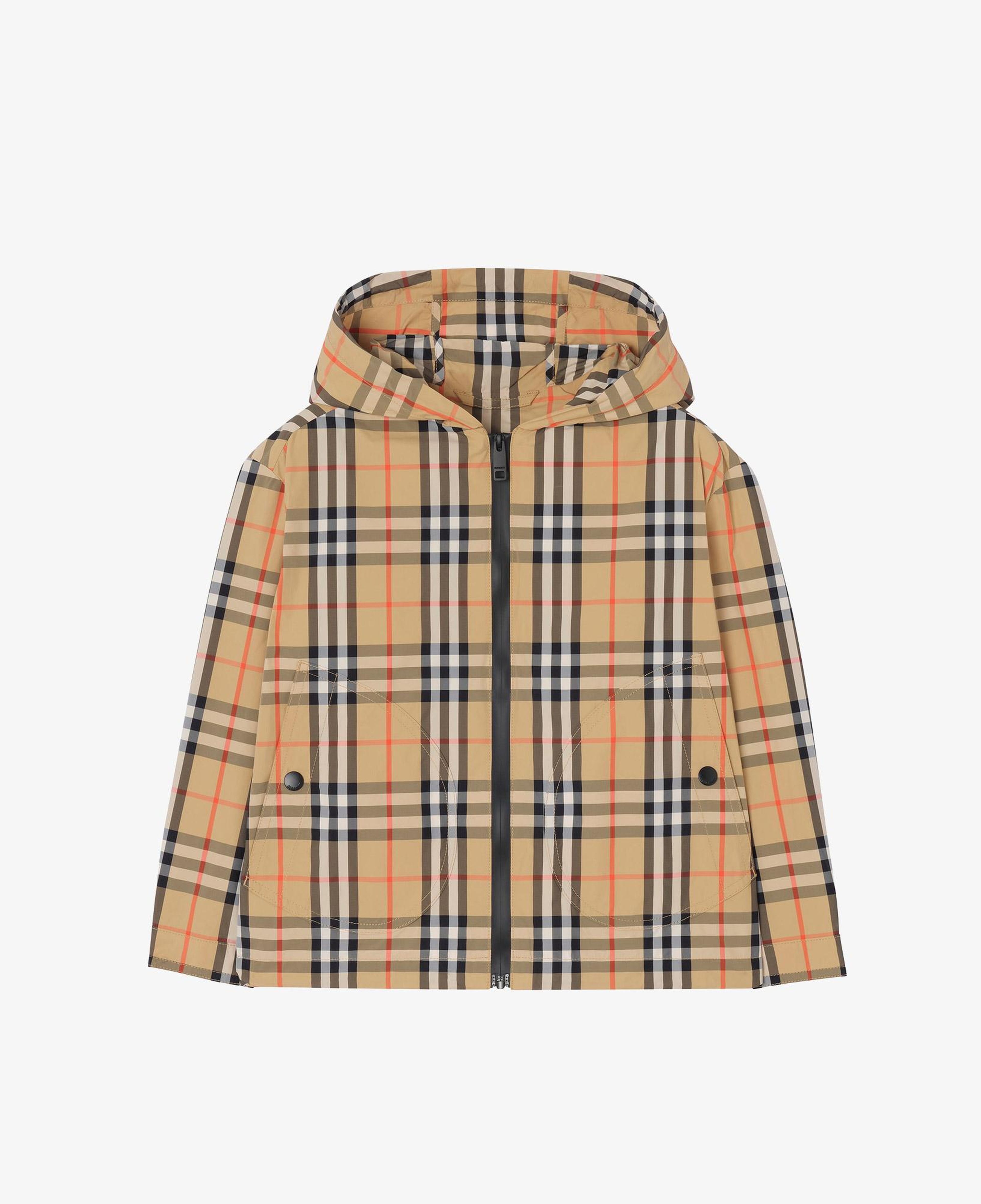 Burberry Jem Check Çocuk Bej Mont