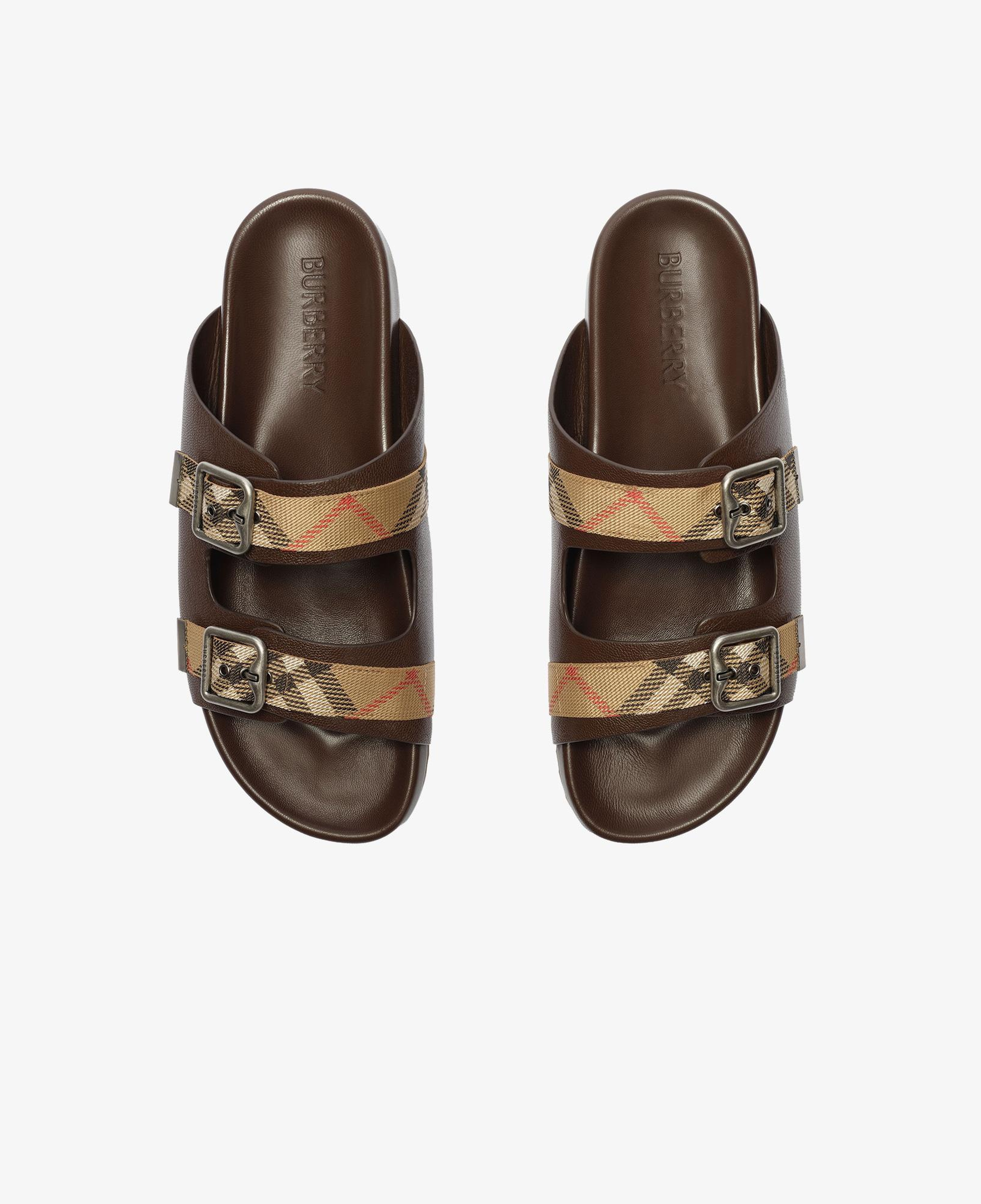 Burberry Urchin Erkek Kahverengi Terlik