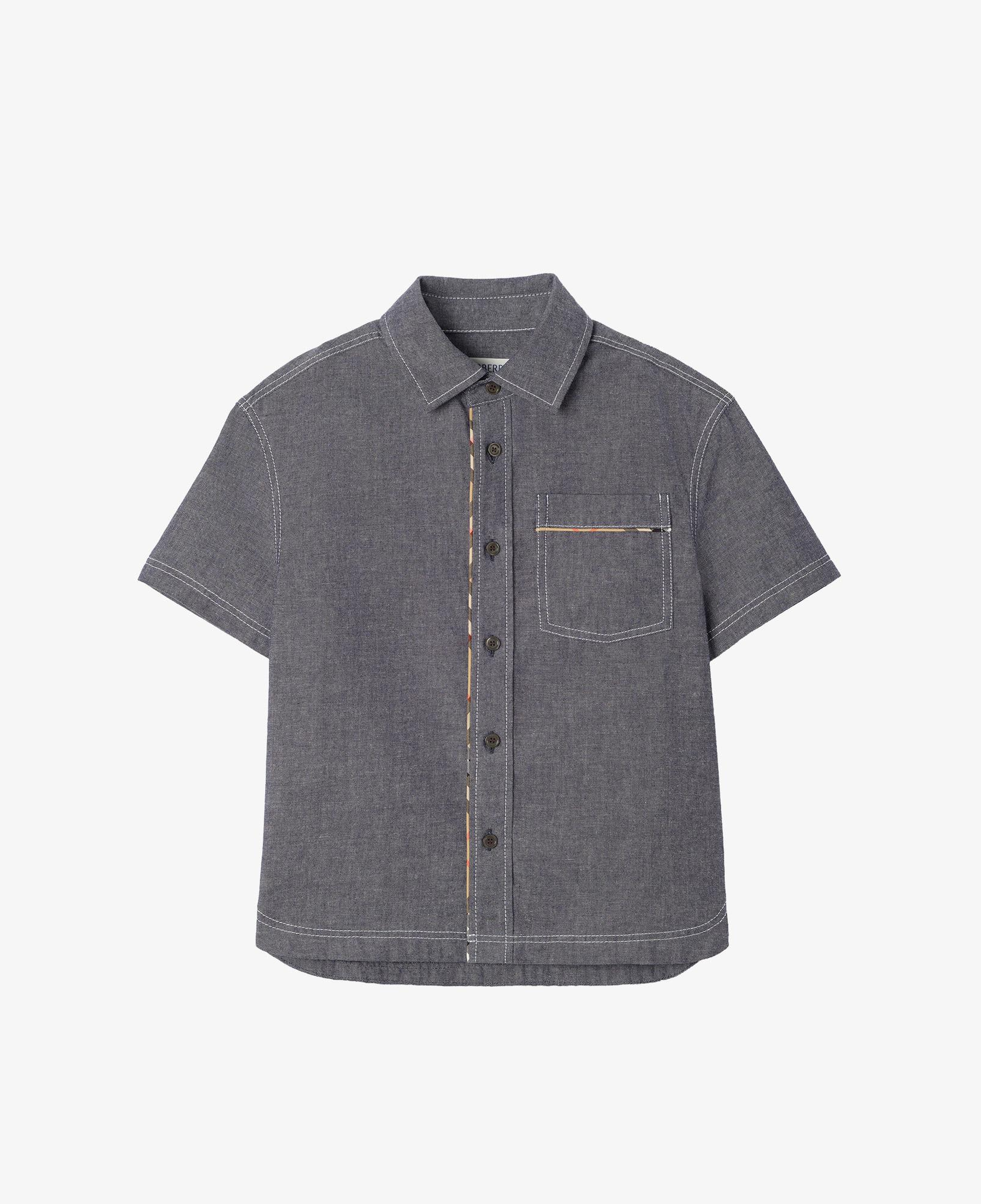 Burberry Angelo Çocuk Mavi Gömlek