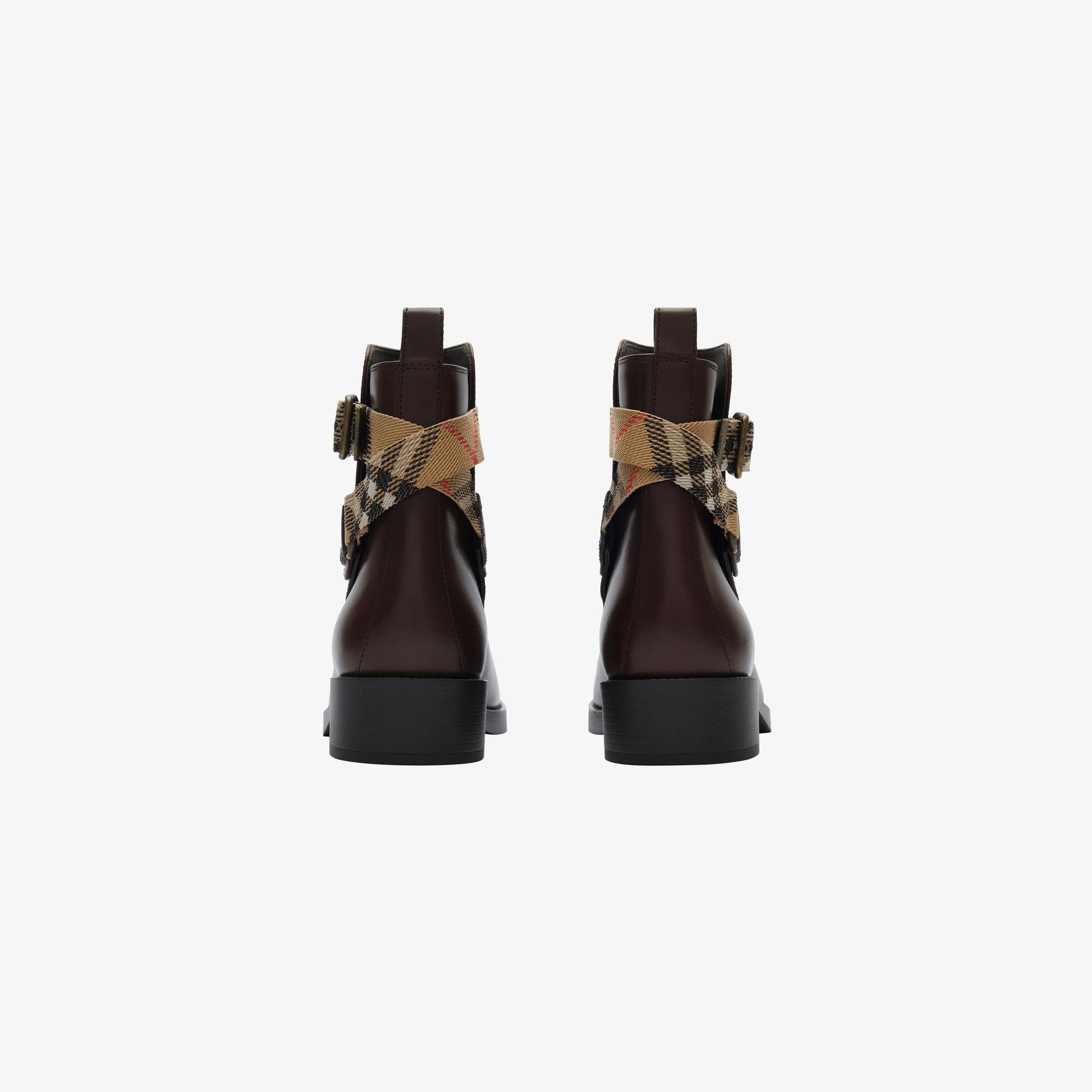 Burberry Huntley Kadın Kahverengi Bot