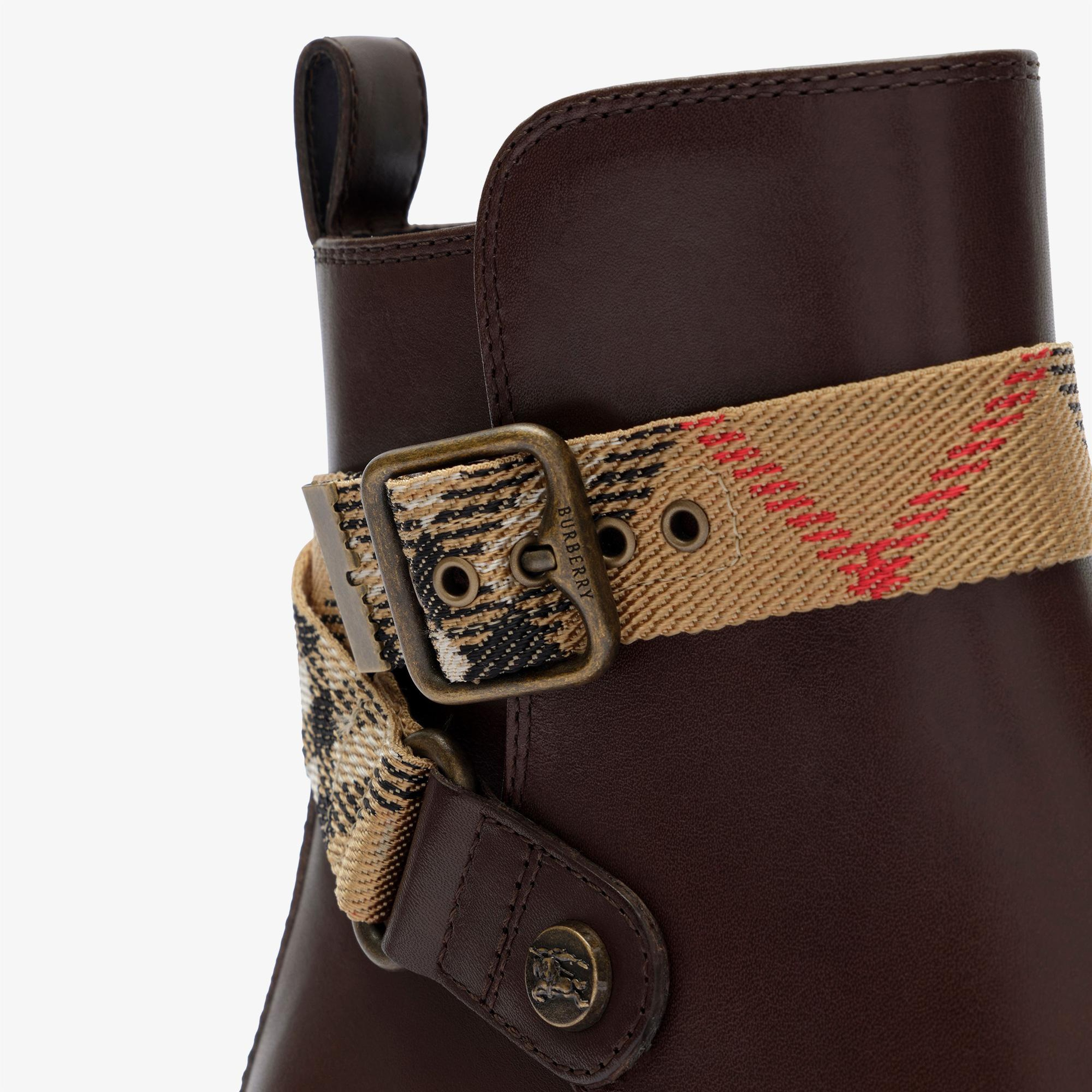 Burberry Huntley Kadın Kahverengi Bot