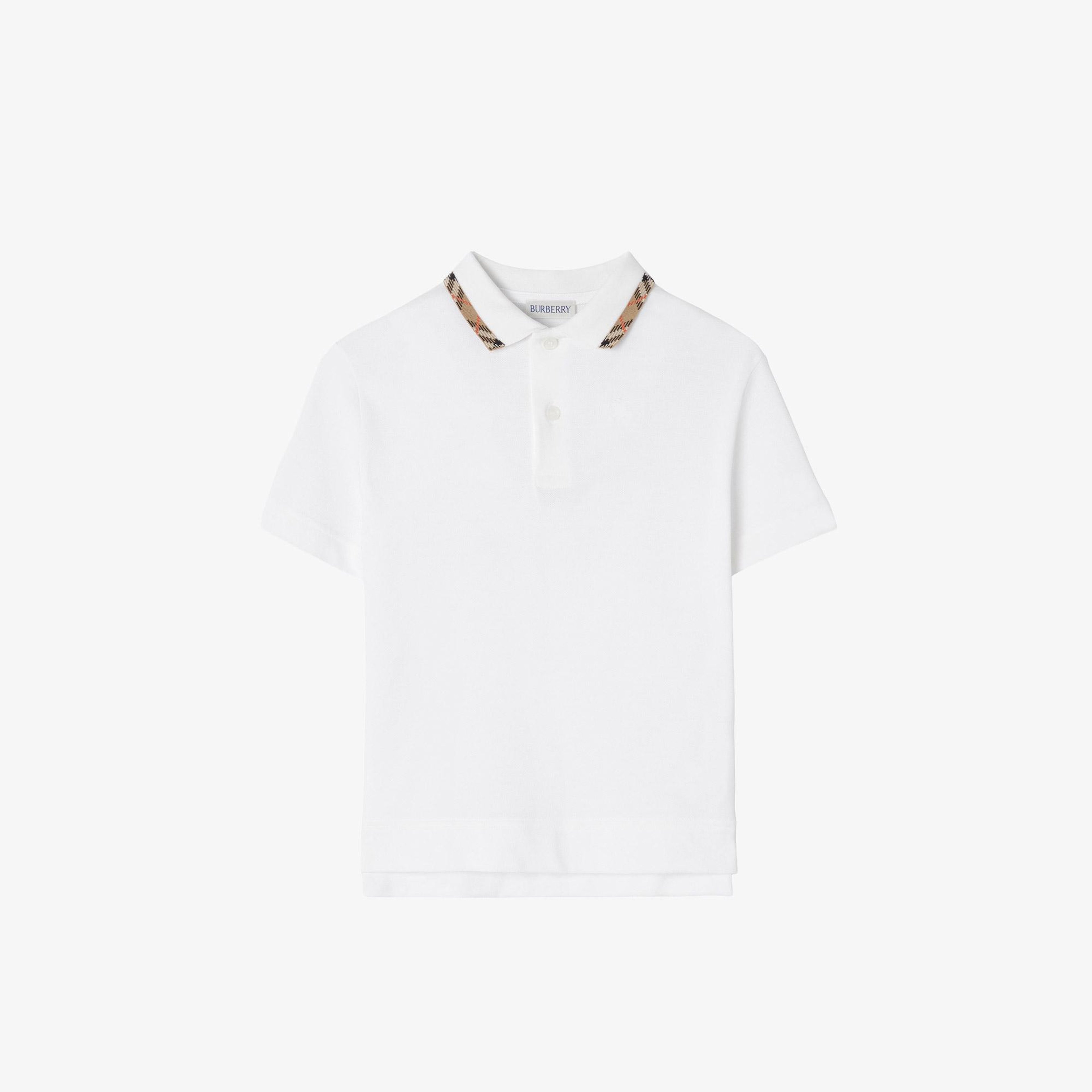 Burberry Johane Çocuk Beyaz Polo
