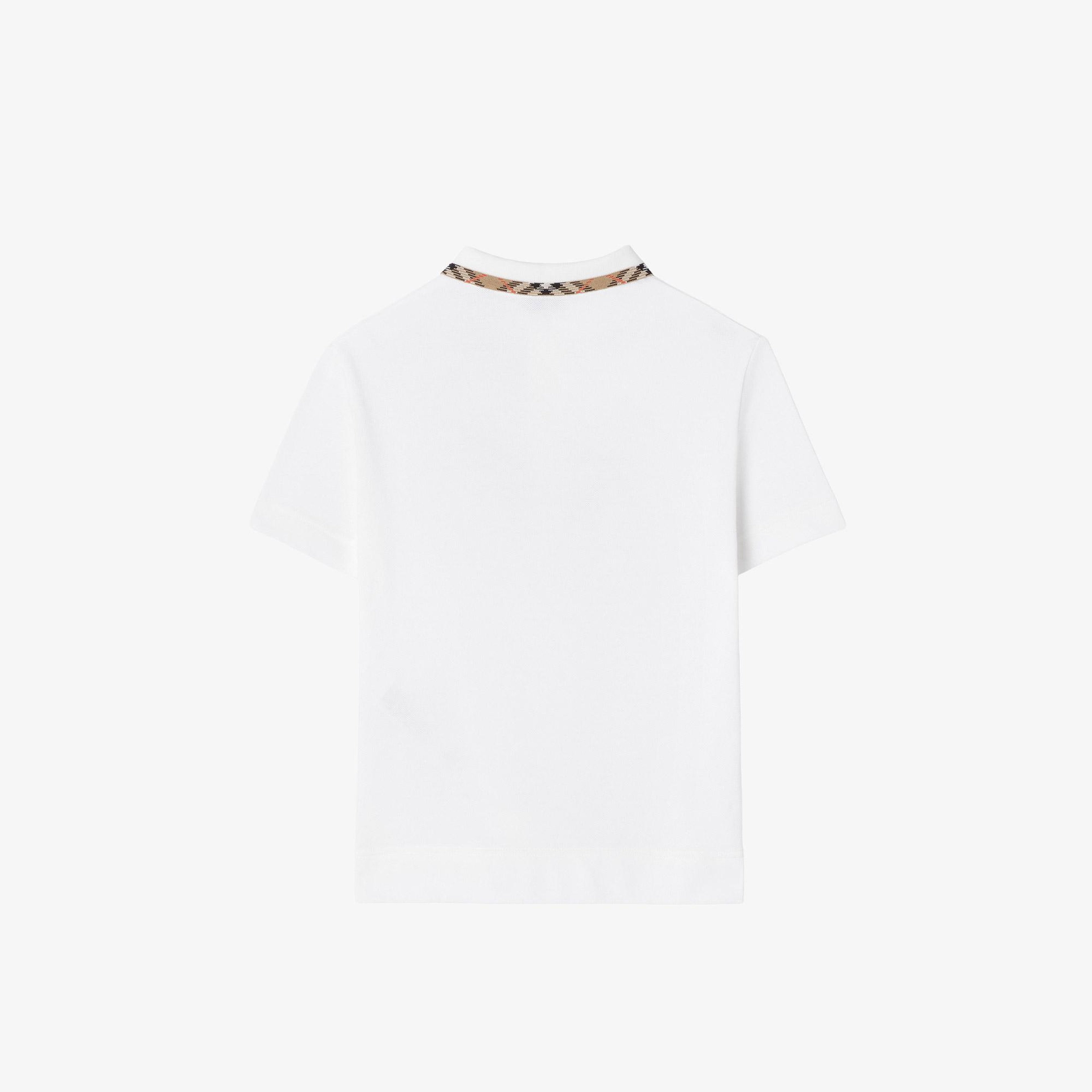 Burberry Johane Çocuk Beyaz Polo