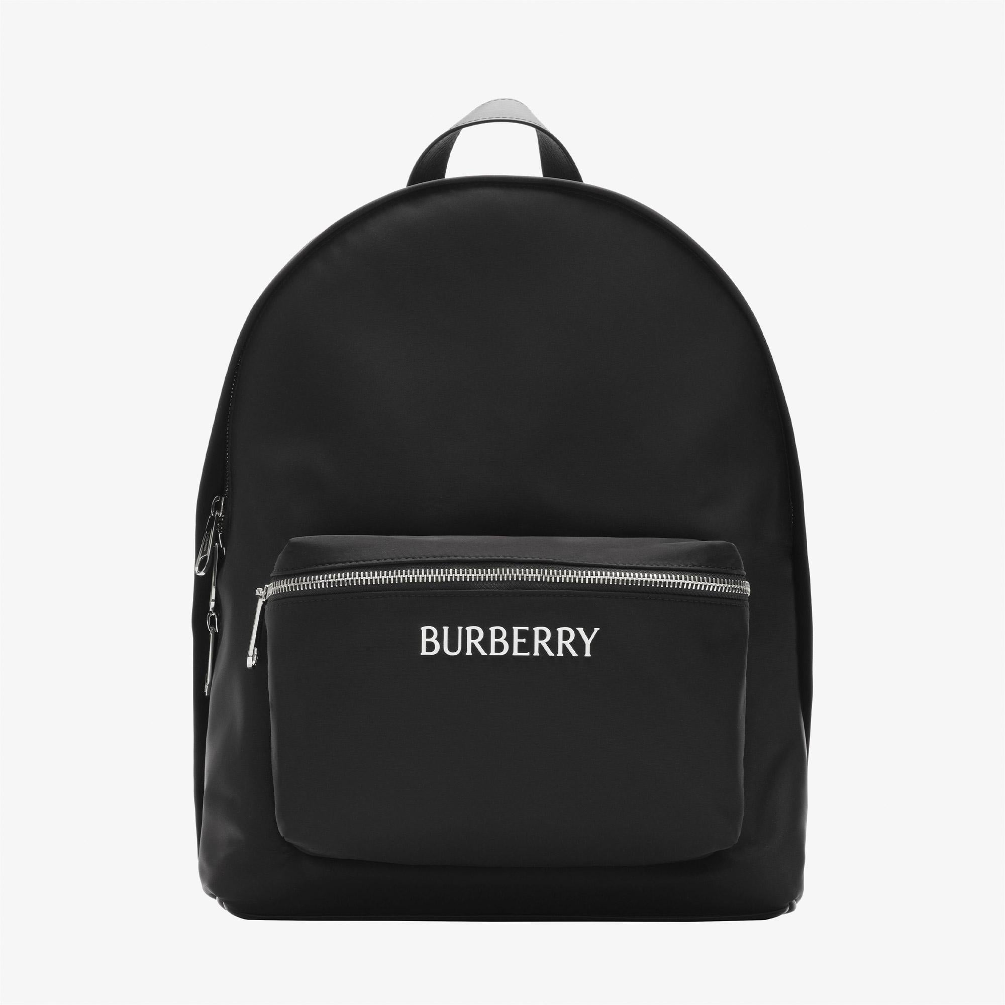 Burberry Jett Erkek Siyah Sırt Çantası